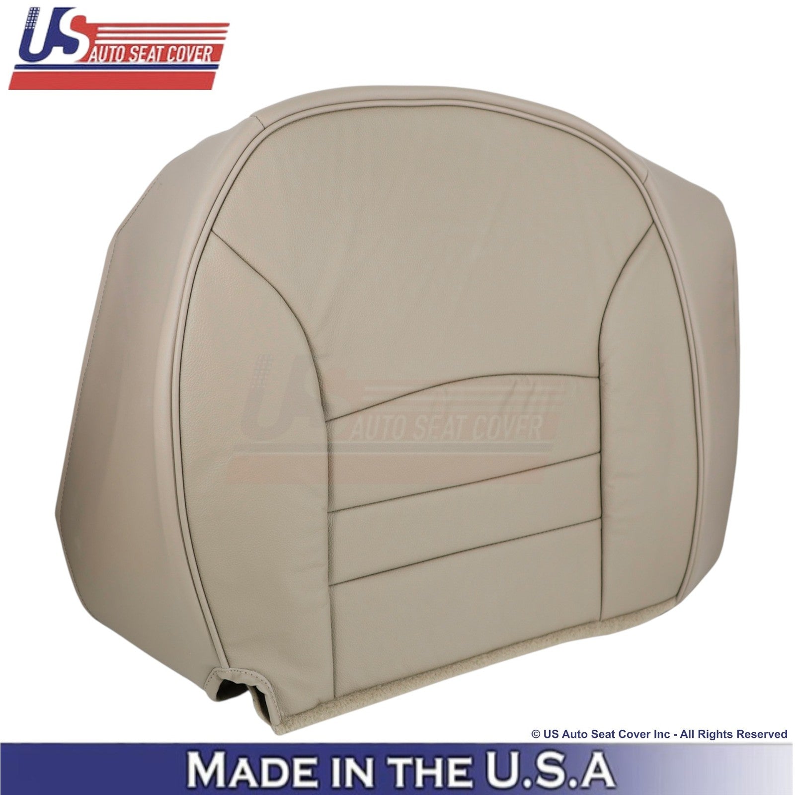 1998-2002 For Ford Crown Victoria Leatherette Driver Side Replacement Covers Tan