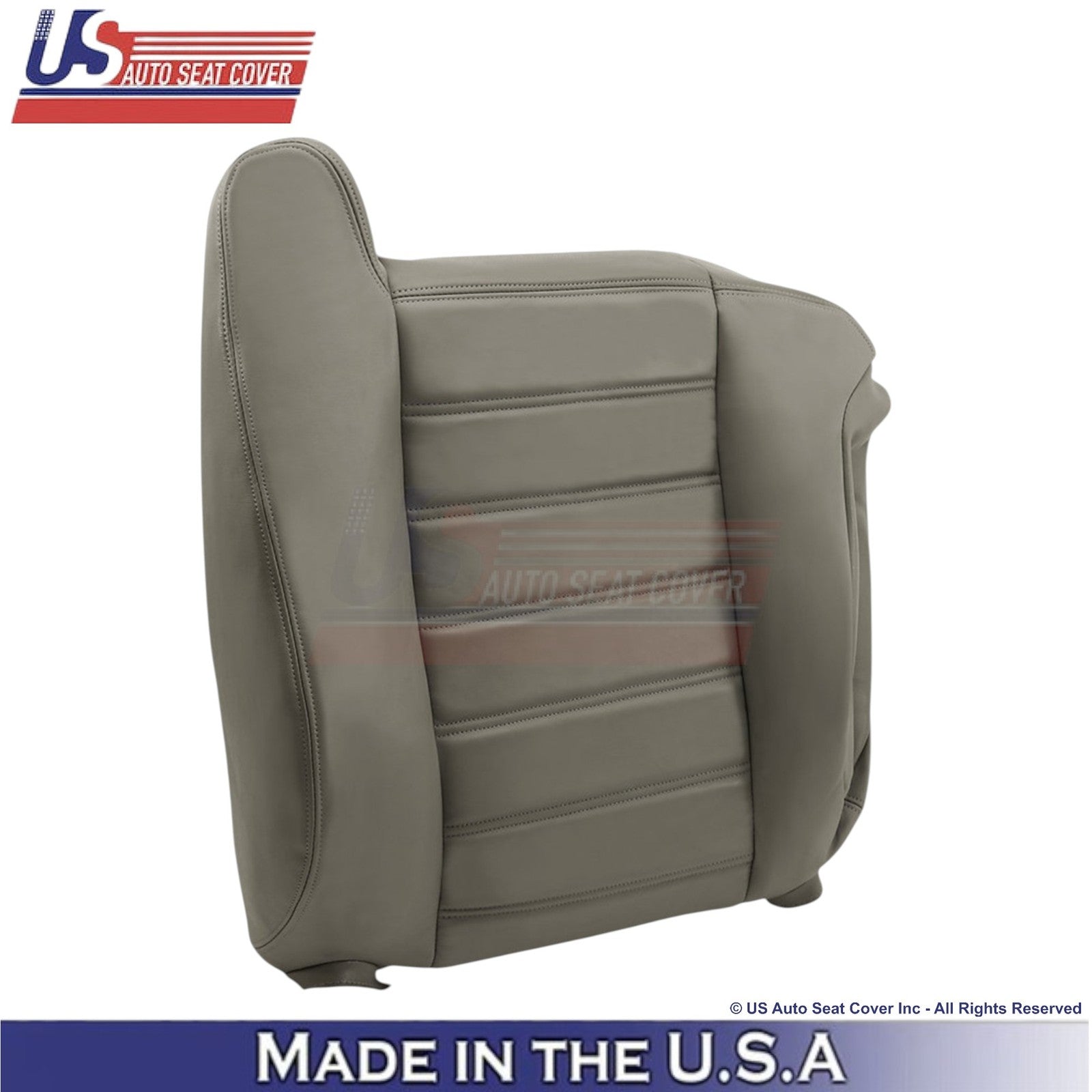 2003-2007 For Hummer H2 Leatherette Passenger Top Replacement Covers Wheat Gray