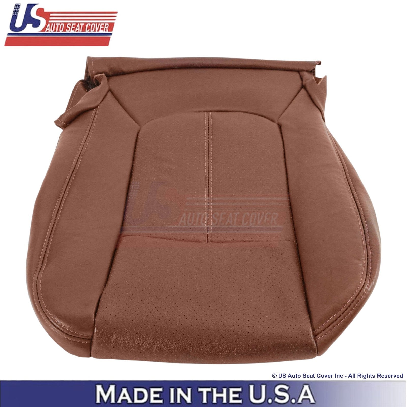 2011-2014 Fits Ford F250 F350 Genuine Leather Front Bottom Seat Covers Chaparral