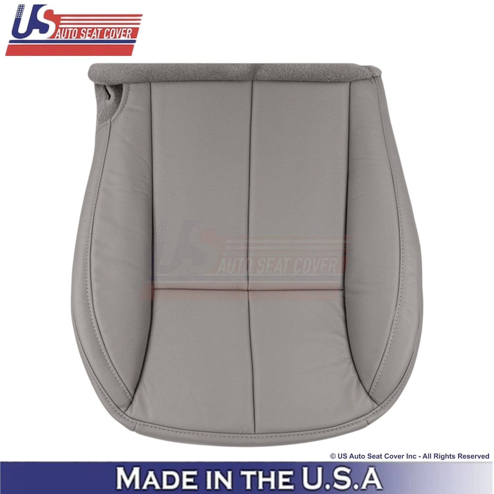 2001-2004 For Jeep Grand Cherokee Leatherette Front Seat Covers Taupe Gray