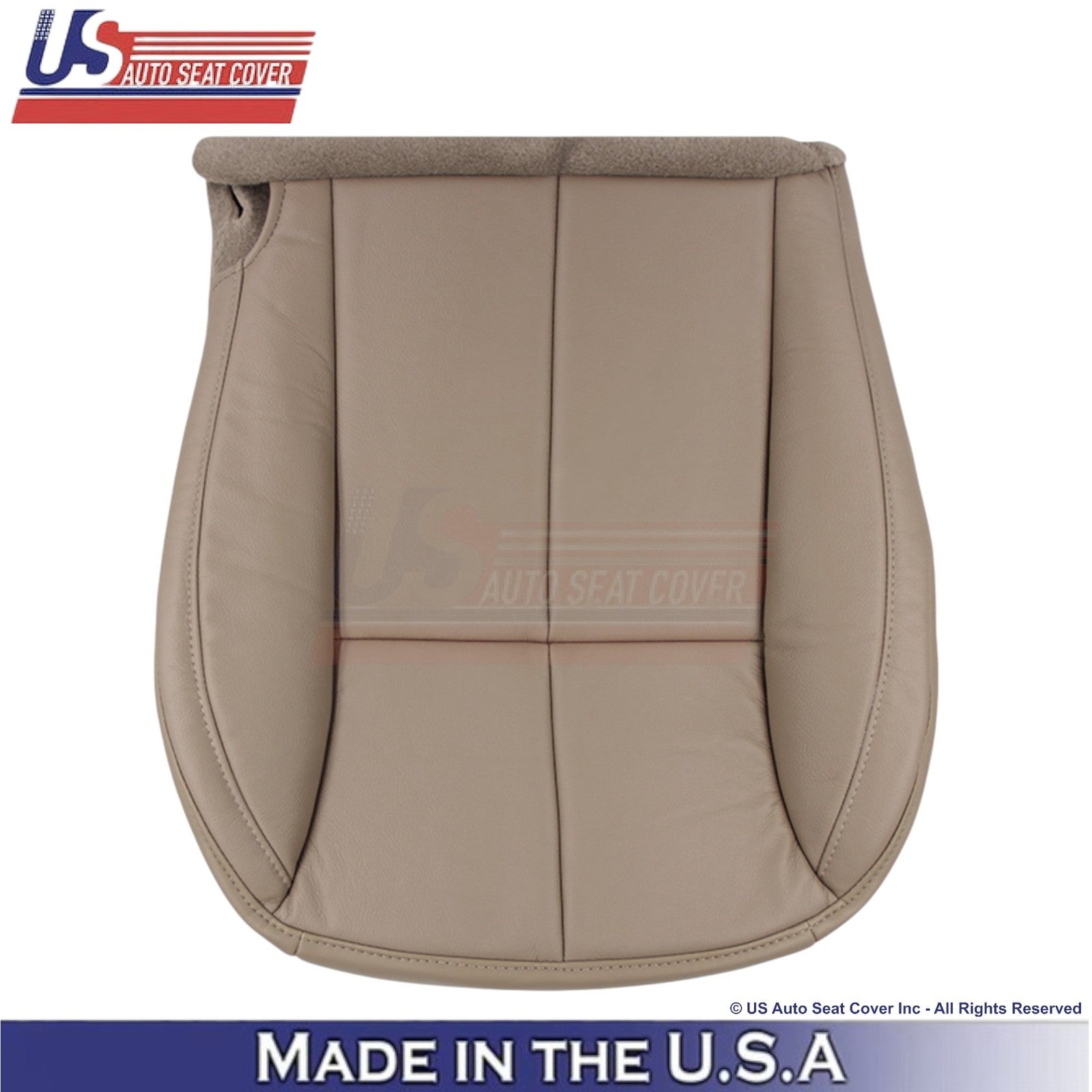 2001-2004 For Jeep Grand Cherokee Genuine Leather Front Covers Sandstone Beige