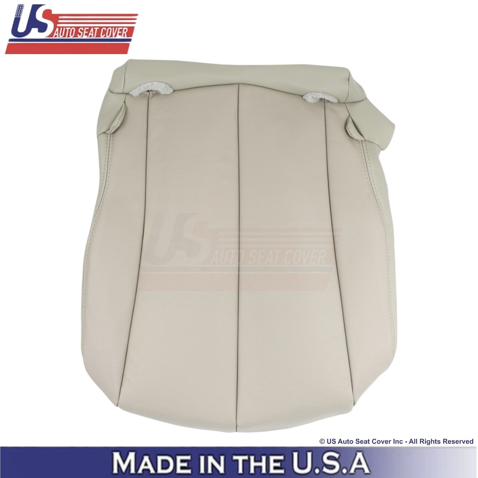 2011-2014 For Toyota Sienna Genuine Leather 2nd Row Bottom Seat Covers Bisque