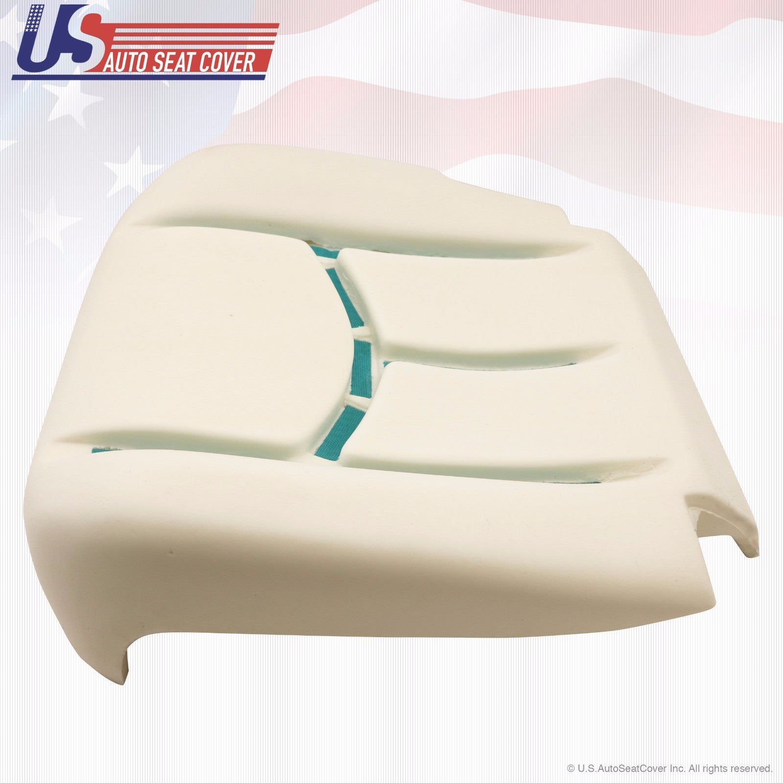 2003 2004 2005 GMC Sierra Driver Bottom Vinyl Seat Cover Plus Foam Cushion GRAY