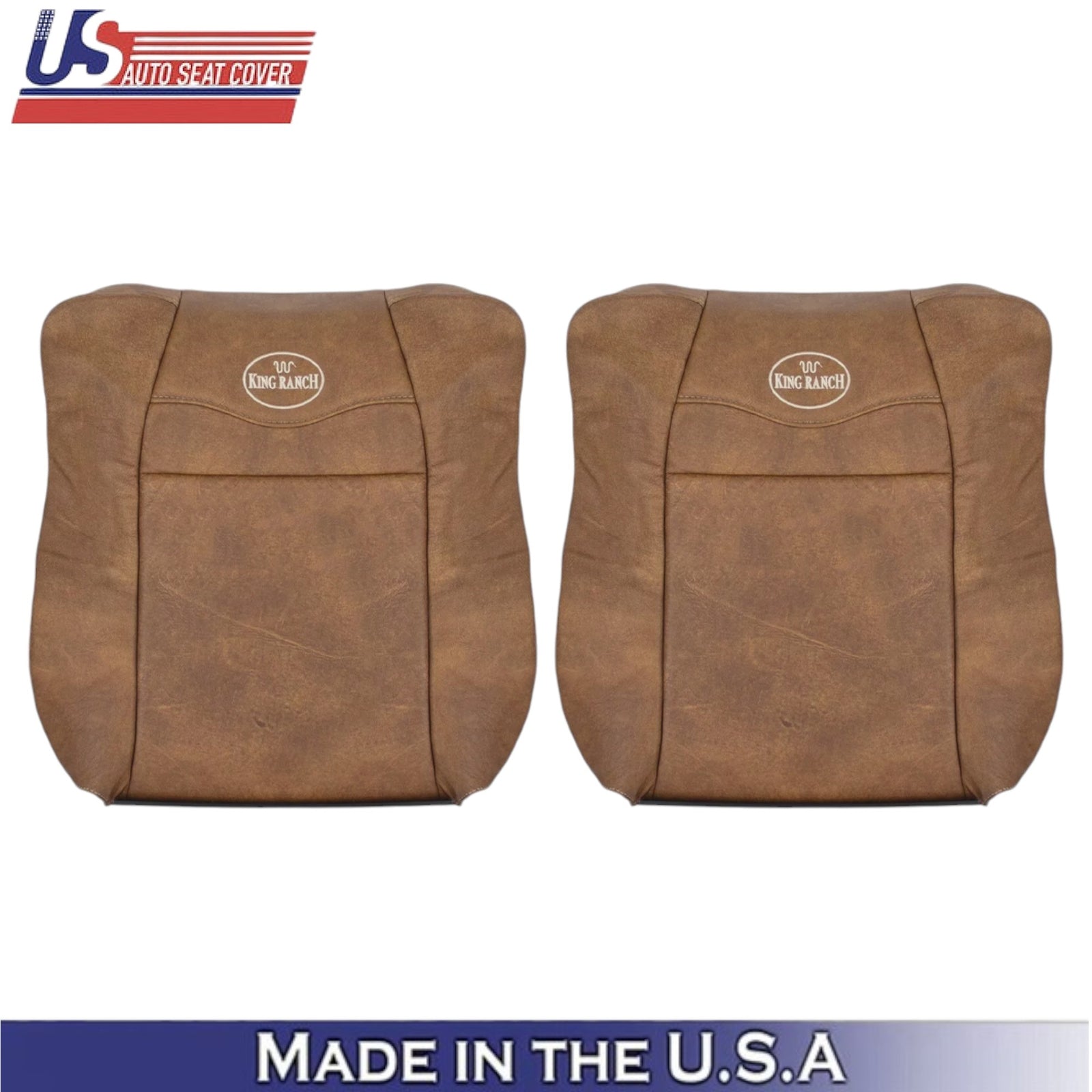 2001-2003 For Ford F150 King Ranch Leatherette Front Top Replacement Seat Covers