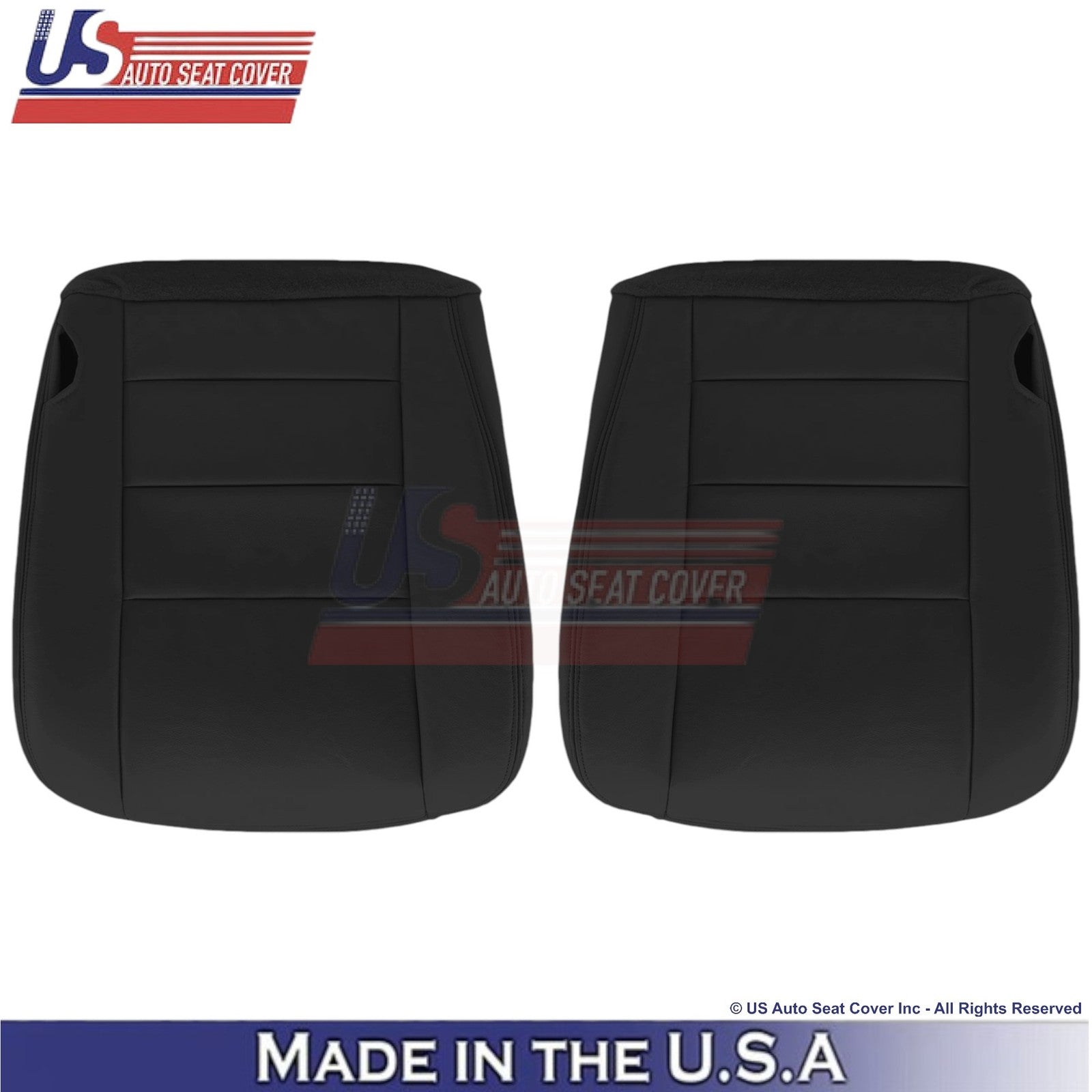 2004-2007 Fits Ford F250 F350 Lariat Leatherette Front Bottom OEM Covers Dark