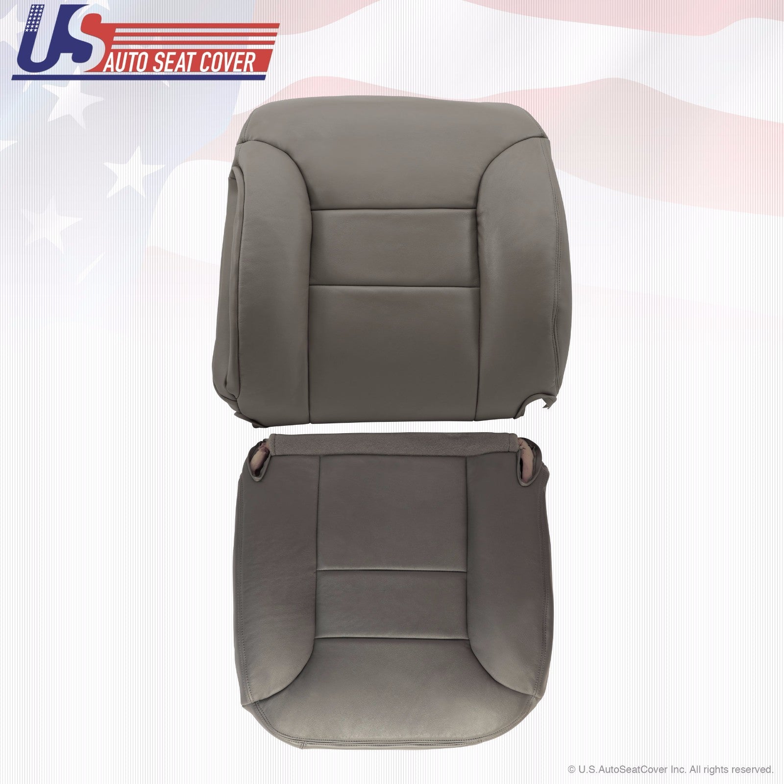 1995 To 1999 K1500 Front Driver & Passenger top Lean Back & Bottom Covers Gray