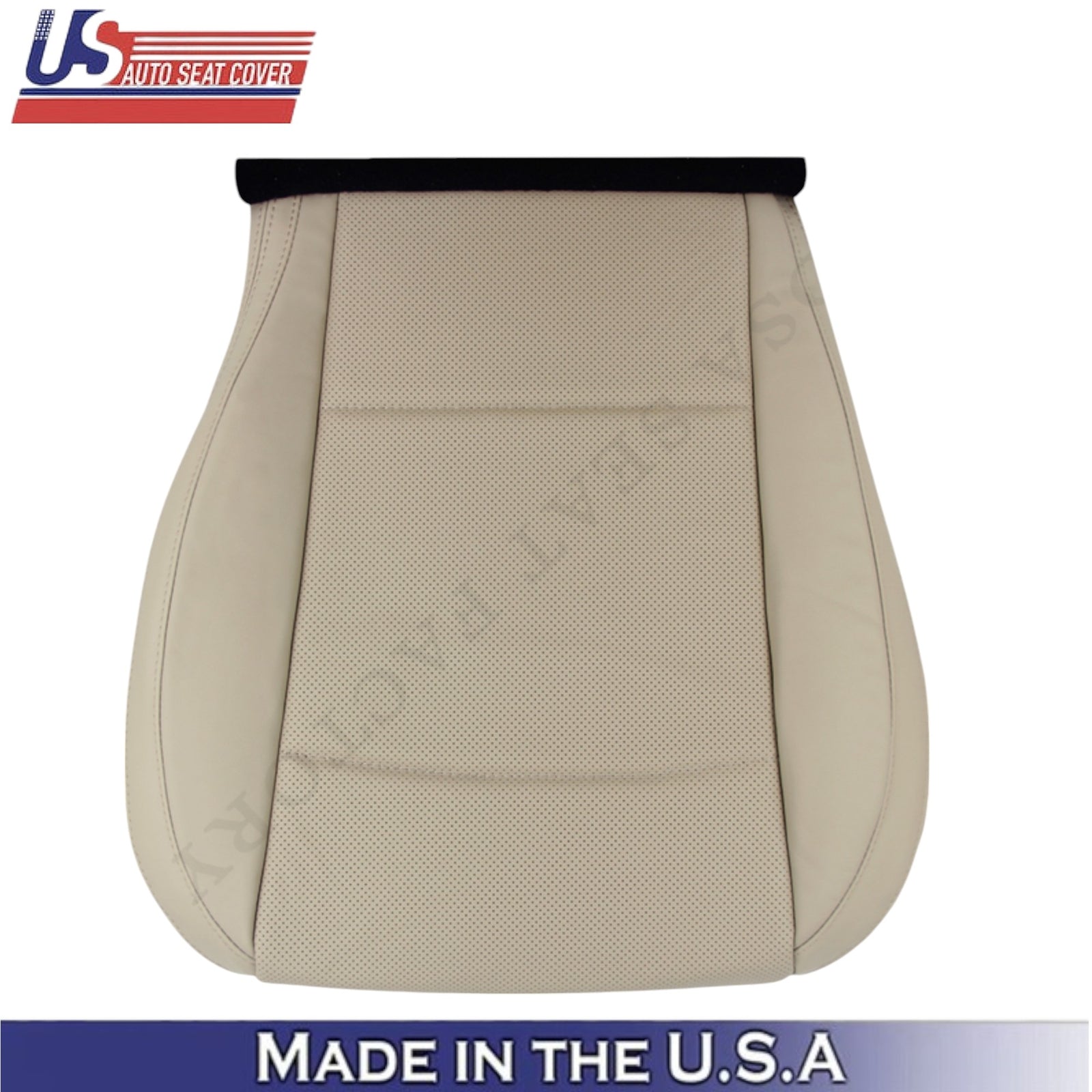 2015-2017 For Subaru Outback Leatherette Driver Bottom Seat Cover Warm Ivory