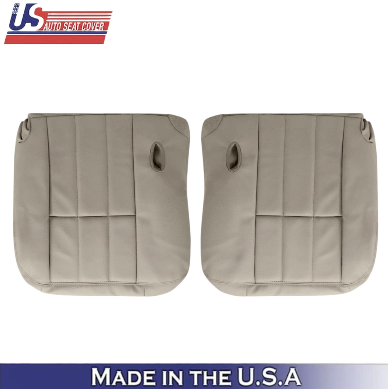 2003-2005 For Mercury Grand Marquis Leatherette Front Seat Covers Med Parchment