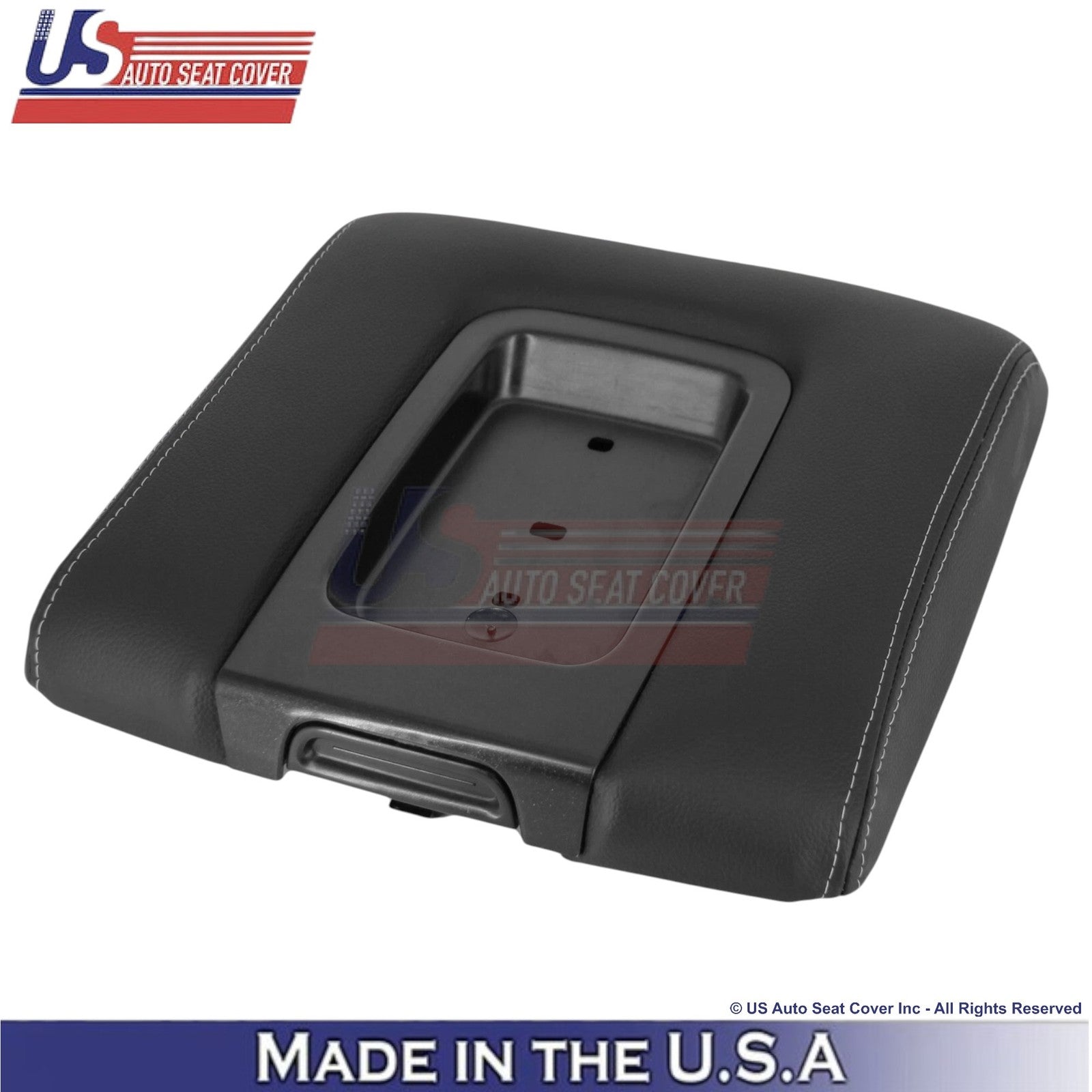 2015-2020 Fits Chevy Suburban Genuine Leather Front Replacement Covers Jet Black