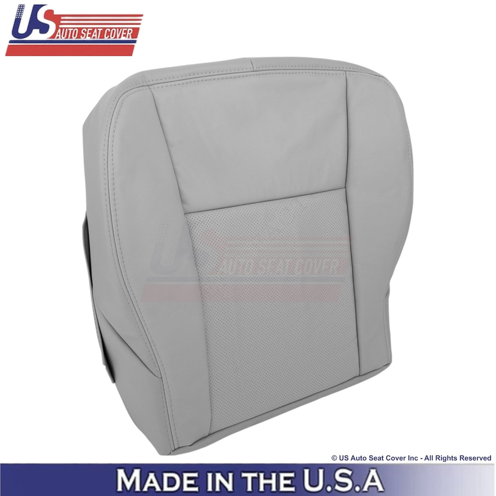 2003-2007 Fits Cadillac CTS Leather Driver Bottom OEM Replacement Cover Gray