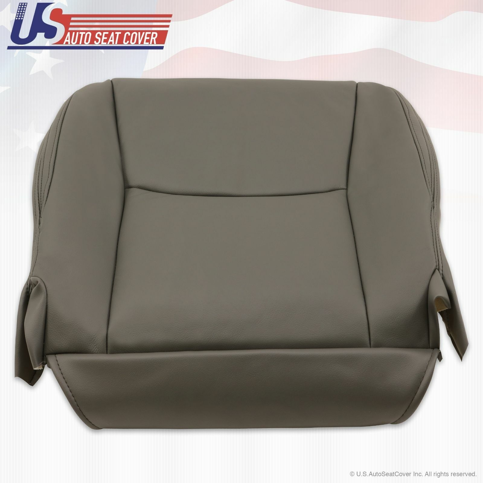 Fit 2003 Lexus GX470 Driver Passenger Bottom Replacement Leather Cover Dark Gray