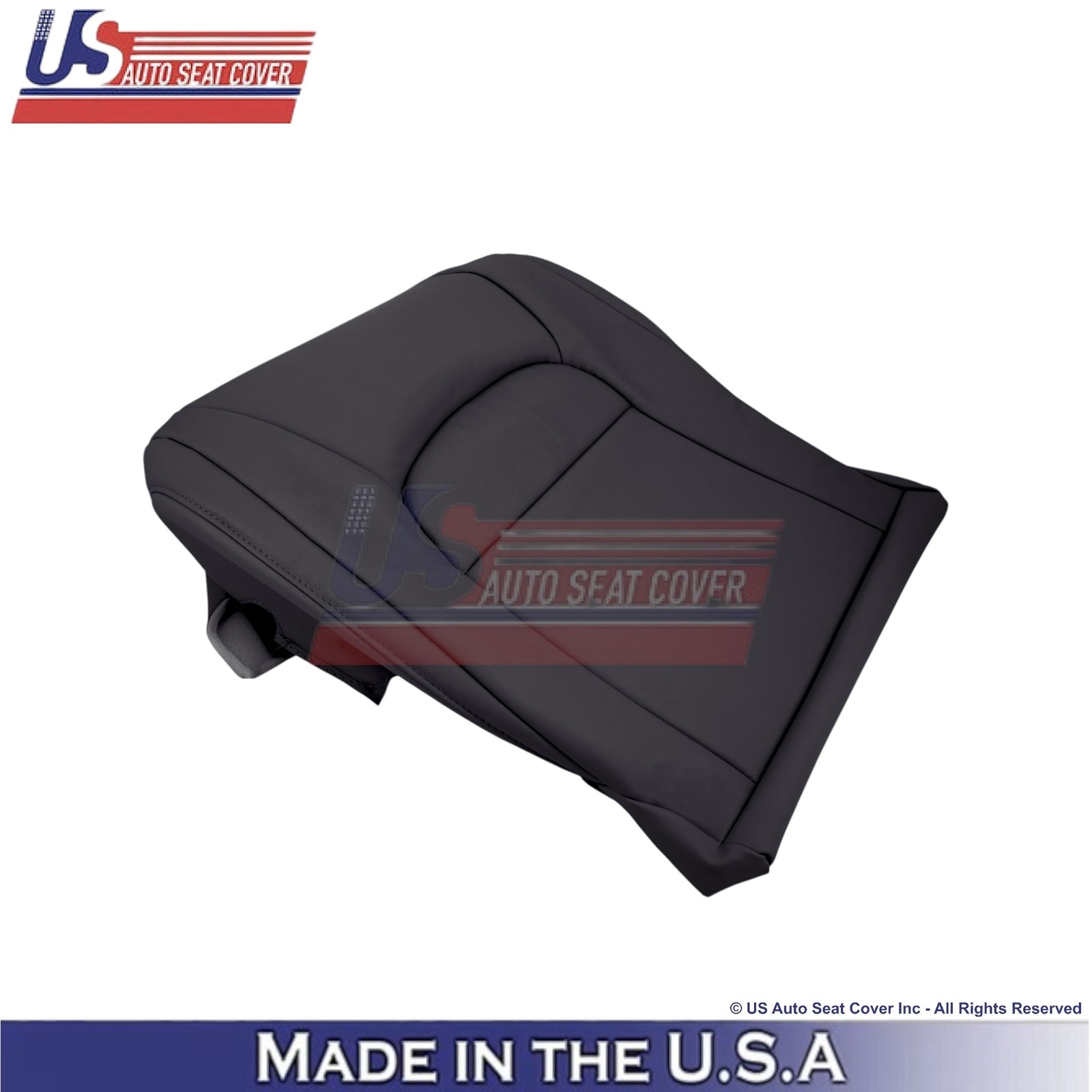 2008-2021 For Toyota Land Cruiser Leather Front Bottom Replacement Covers Black