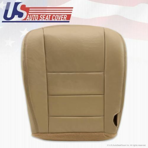 2002-07 Ford F250 F350 Lariat Front & Back Bottoms & Tops Leather Seat Cover TAN