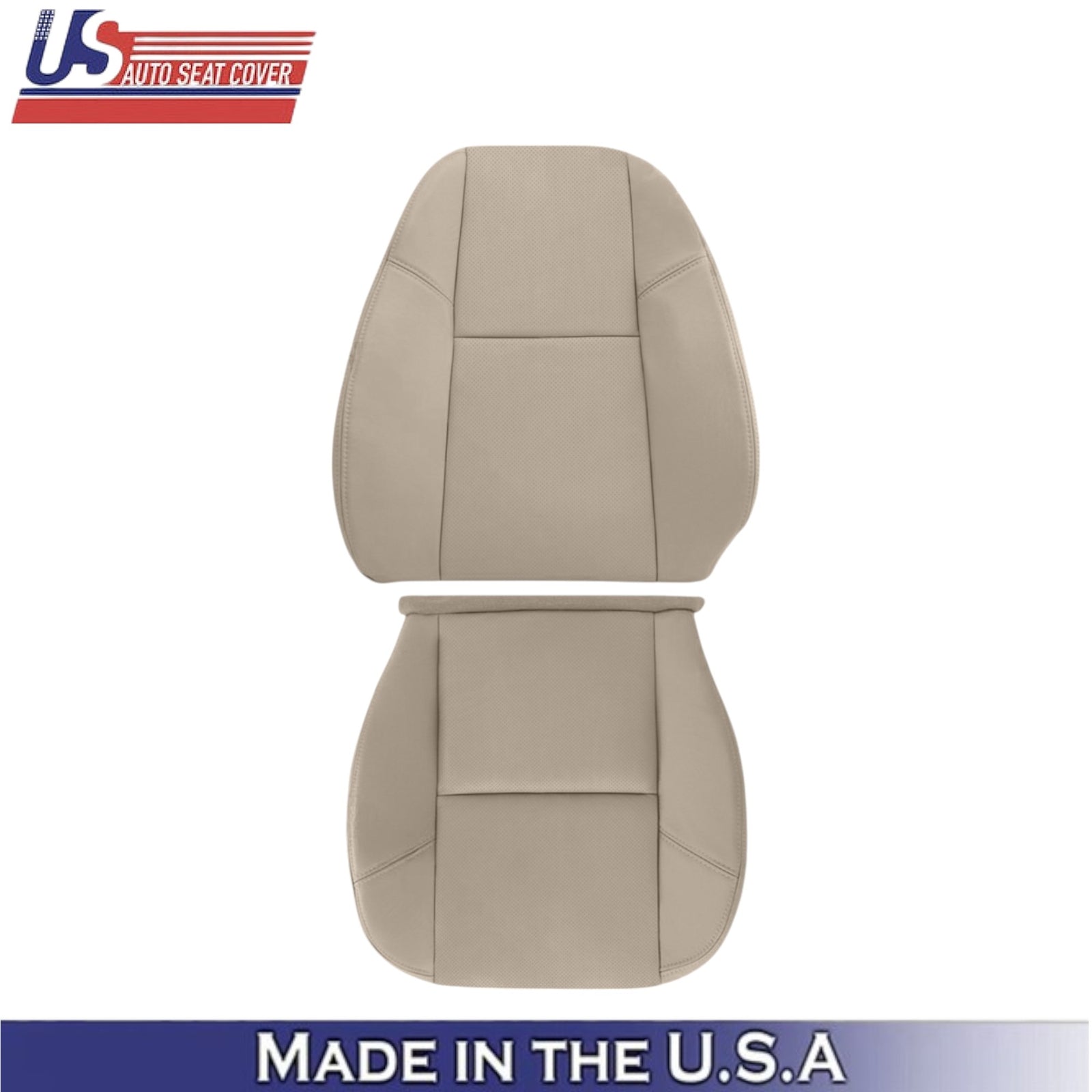 2009-2014 For GMC Sierra Denali Leatherette Driver Side Covers Light Cashmere