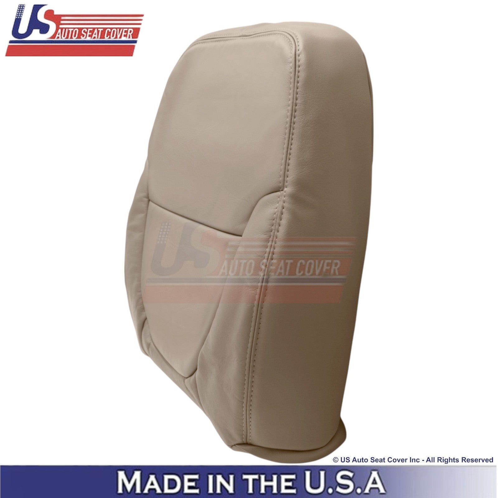 2001-2004 Fits Toyota Tundra Passenger Top Genuine Leather Replacement Cover Oak