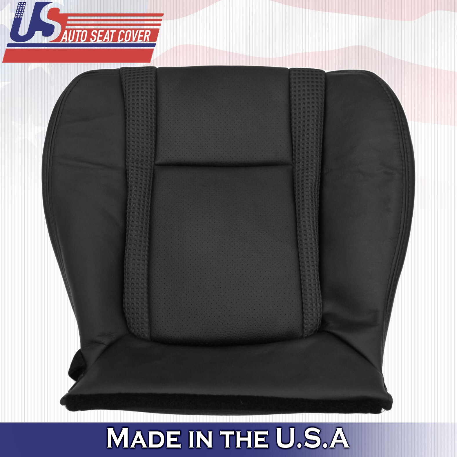 2010 To 2014 Ford F150 Raptor SVT Driver Side Bottom Leather Seat Cover Black