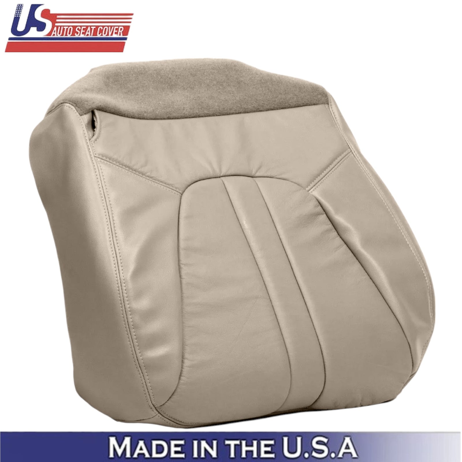 2000-2002 For Ford Expedition Eddie Bauer Leatherette Passenger Bottom Cover Tan