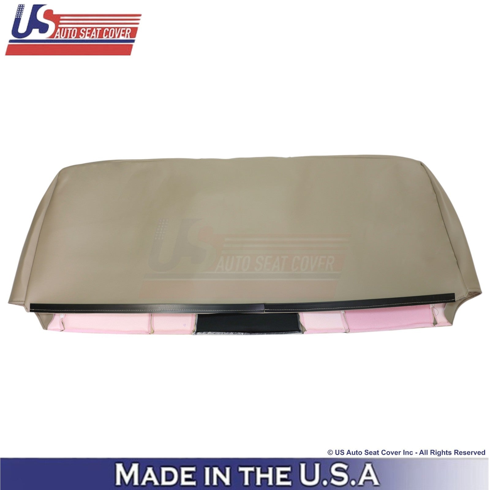 2003-2004 Fits Ford F250 F350 Lariat Leatherette Rear Bench OEM Seat Covers Tan