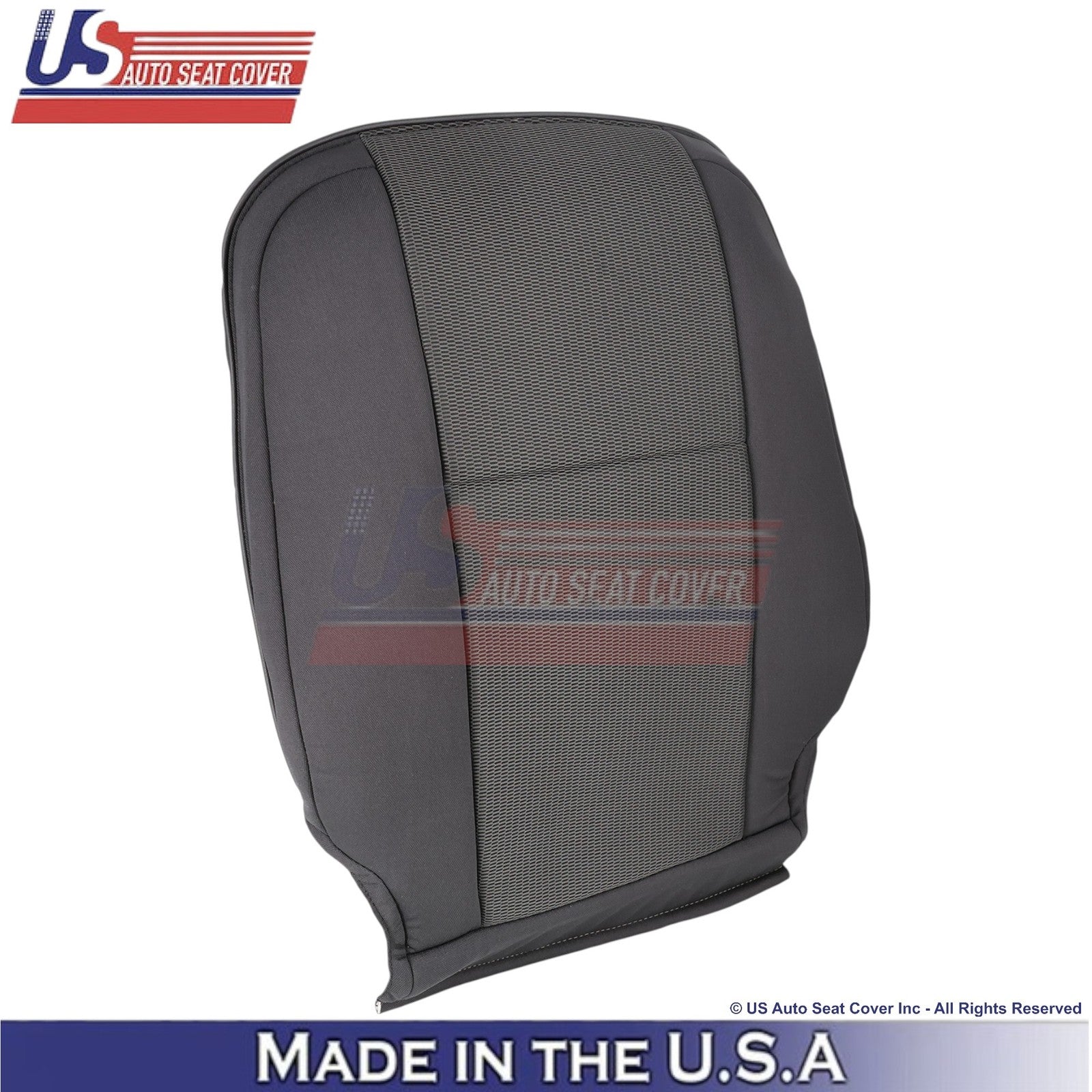 2007-2011 For Toyota FJ Cruiser Cloth Fabric Front Top Seat Covers Dark Graphite