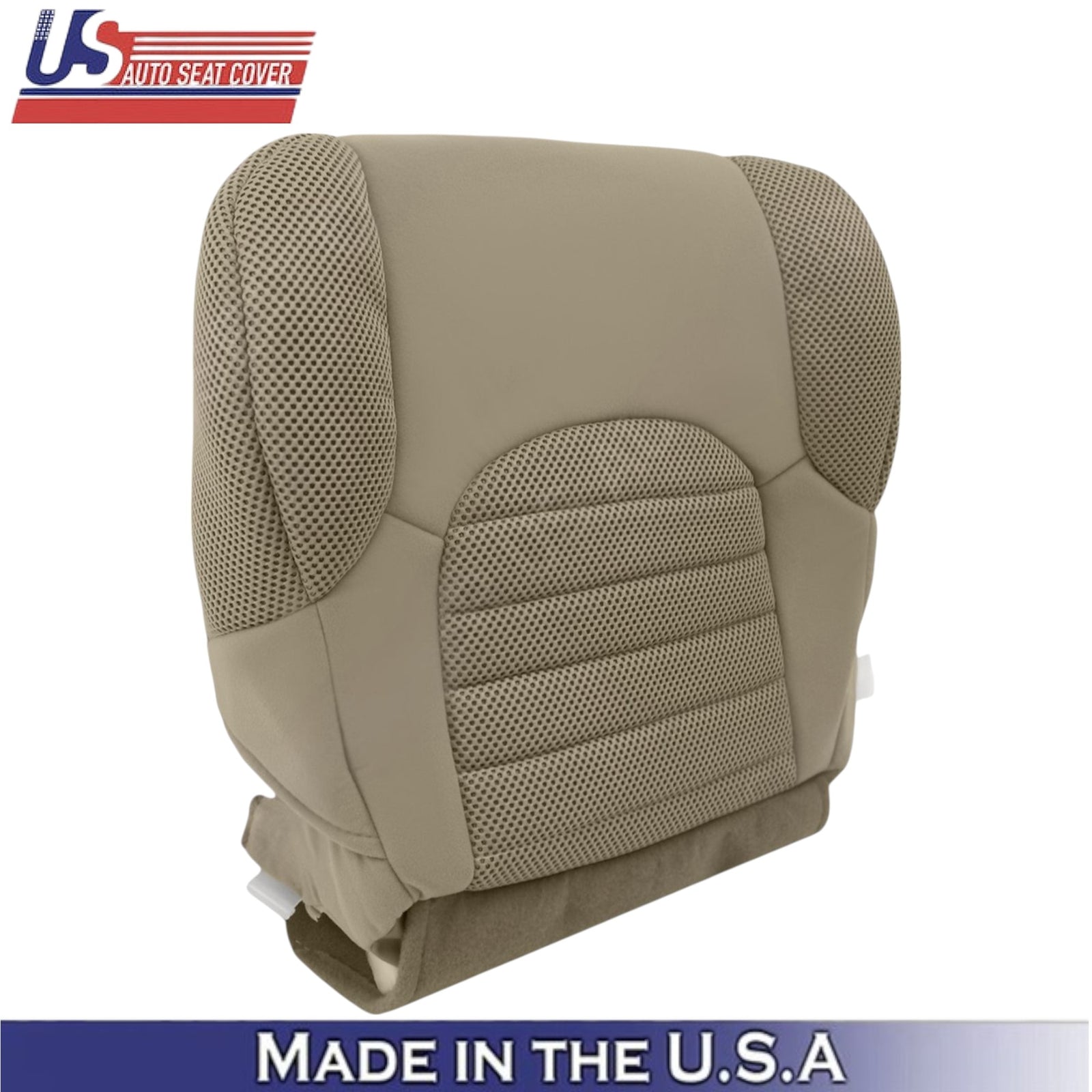 2007-2015 For Nissan Pathfinder Cloth Front Passenger Bottom Seat Cover Tan