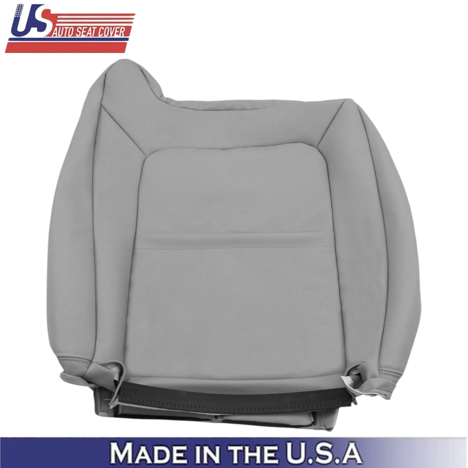 2003-2006 For Cadillac Escalade Genuine Leather Front Top Covers Pewter Gray