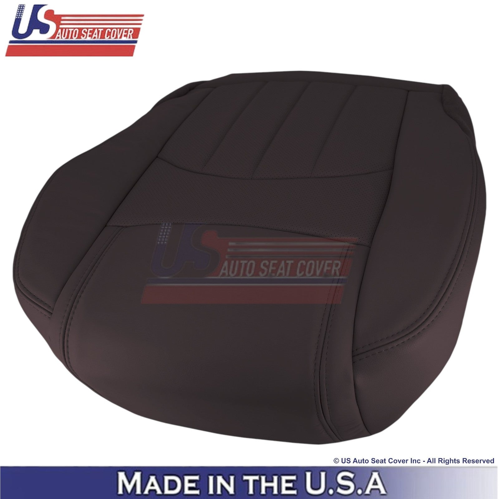 2013-2014 For Buick Enclave Leather Passenger Bottom Replacement Cover Cocoa