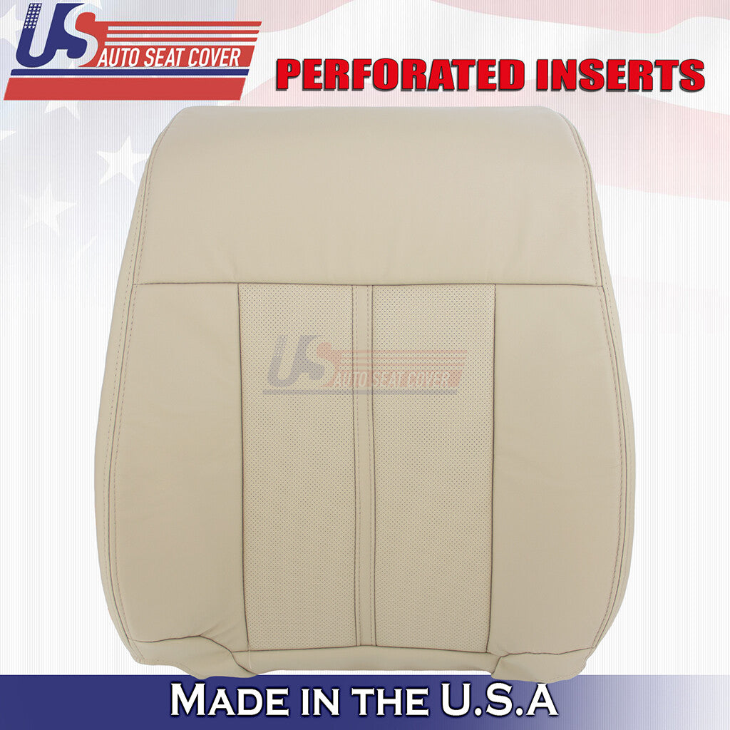 2015-2017 For Lincoln Navigator Leather Driver Side Replacement Seat Covers Tan