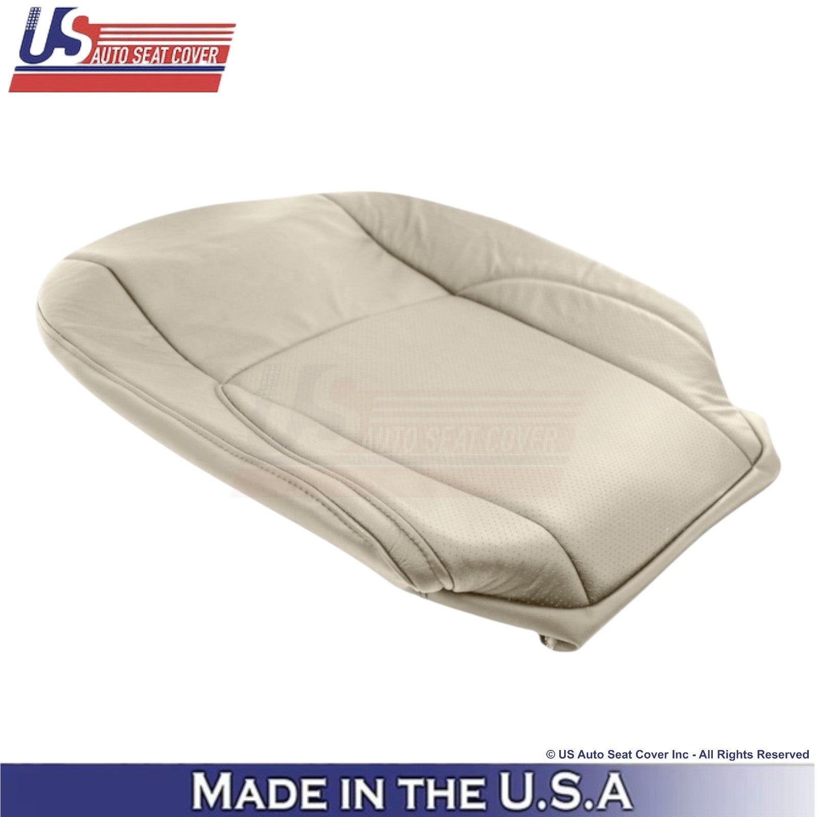 2007-2012 For Lexus ES350 Genuine Leather Front Top Seat Covers Parchment Tan