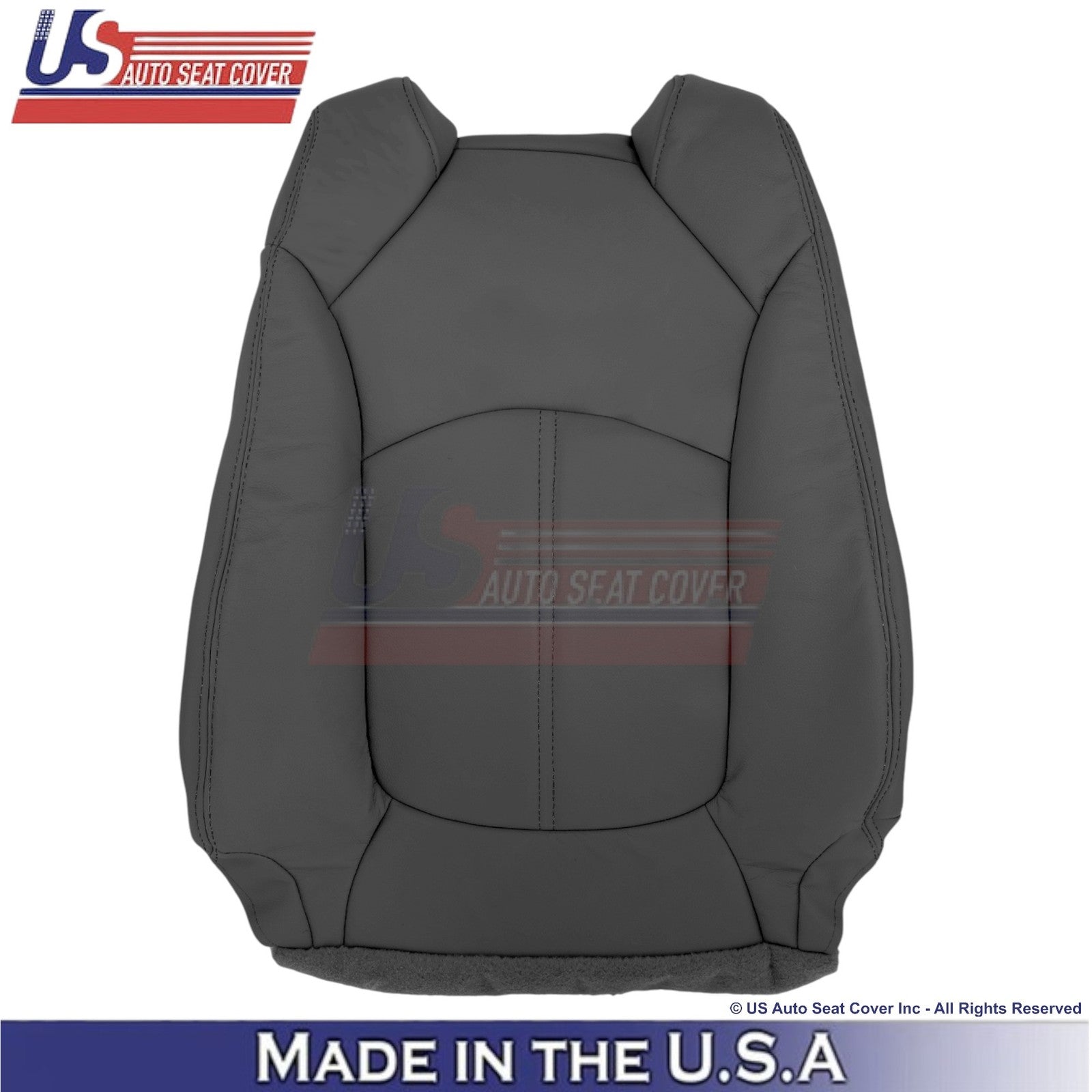 2013-2016 For GMC Acadia Genuine Leather Passenger Side Replacement Covers Ebony