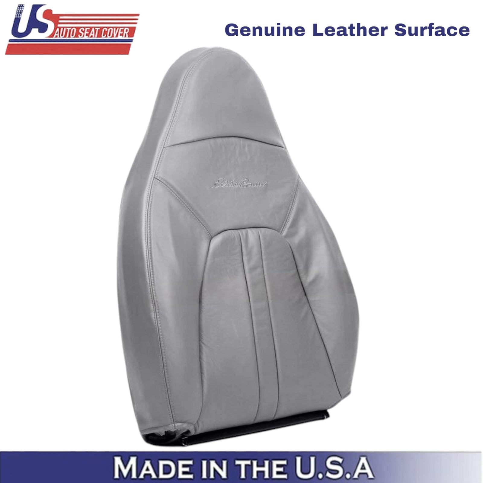 97-02 For Ford Expedition Eddie Bauer Leather Driver Side Covers Medium Graphite