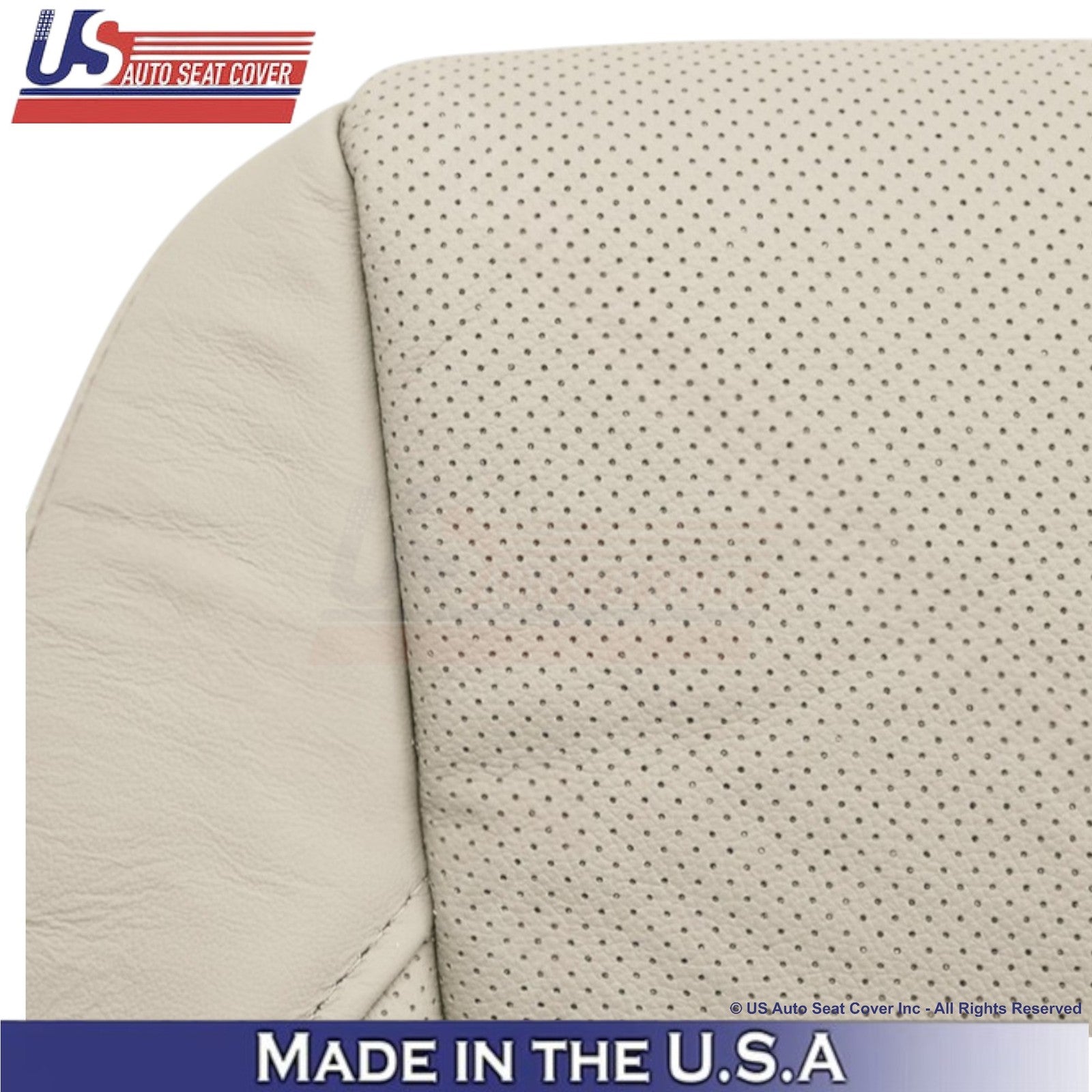 2007-2012 For Lexus ES350 Genuine Leather Front Replacement Covers Parchment Tan