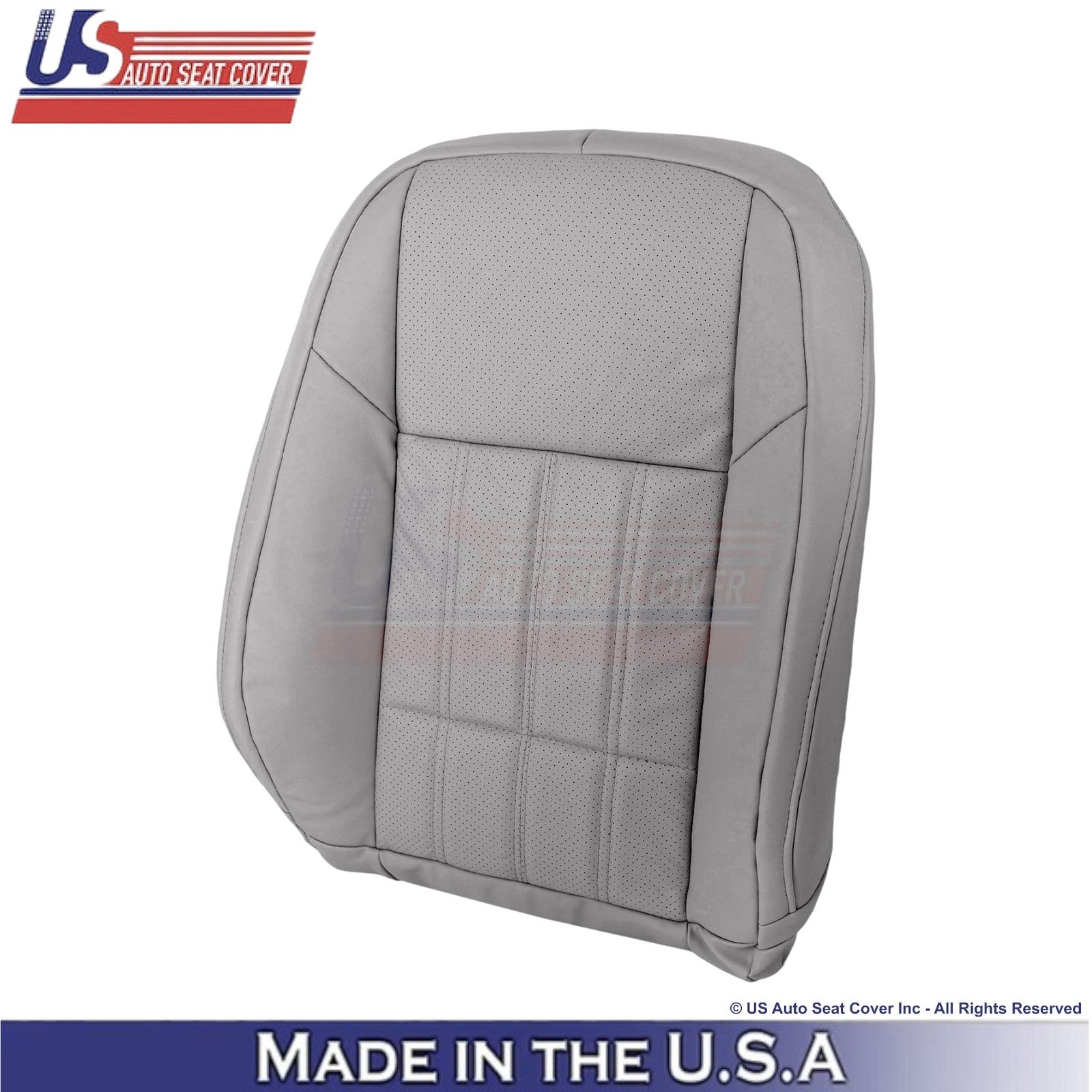 2016-2018 Fits Lexus ES 350 Leatherette Driver Side Seat Covers Stratus Gray