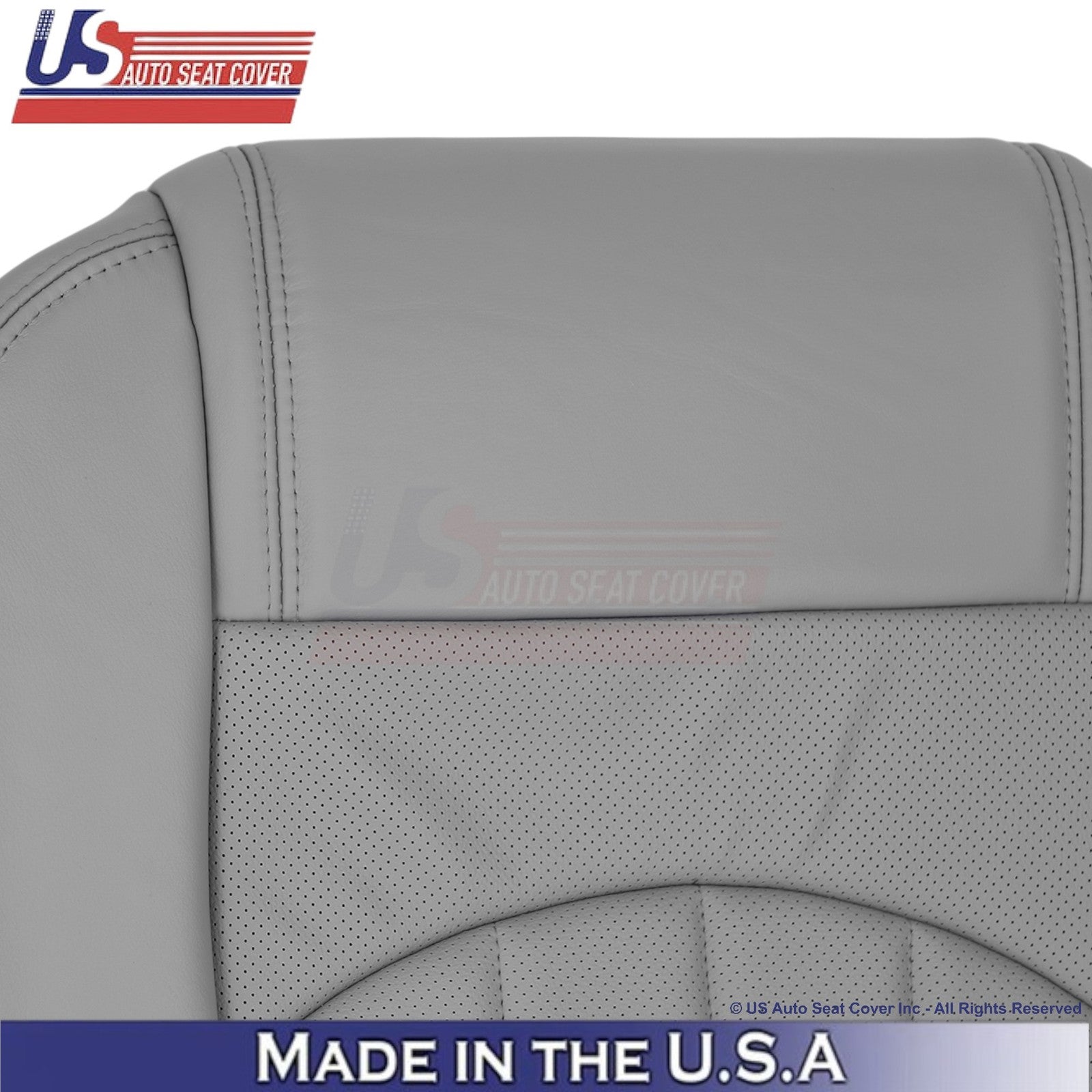 2013-2017 For Buick Enclave Leather Driver Bottom Replacement Cover Titanium