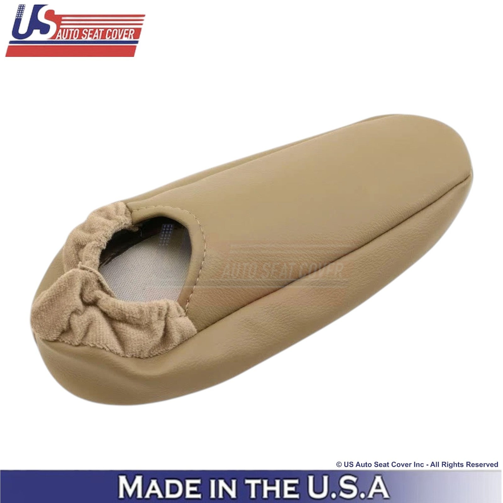 2000-2001 For Ford Excursion Leatherette Front w/Armrest Covers Medium Parchment