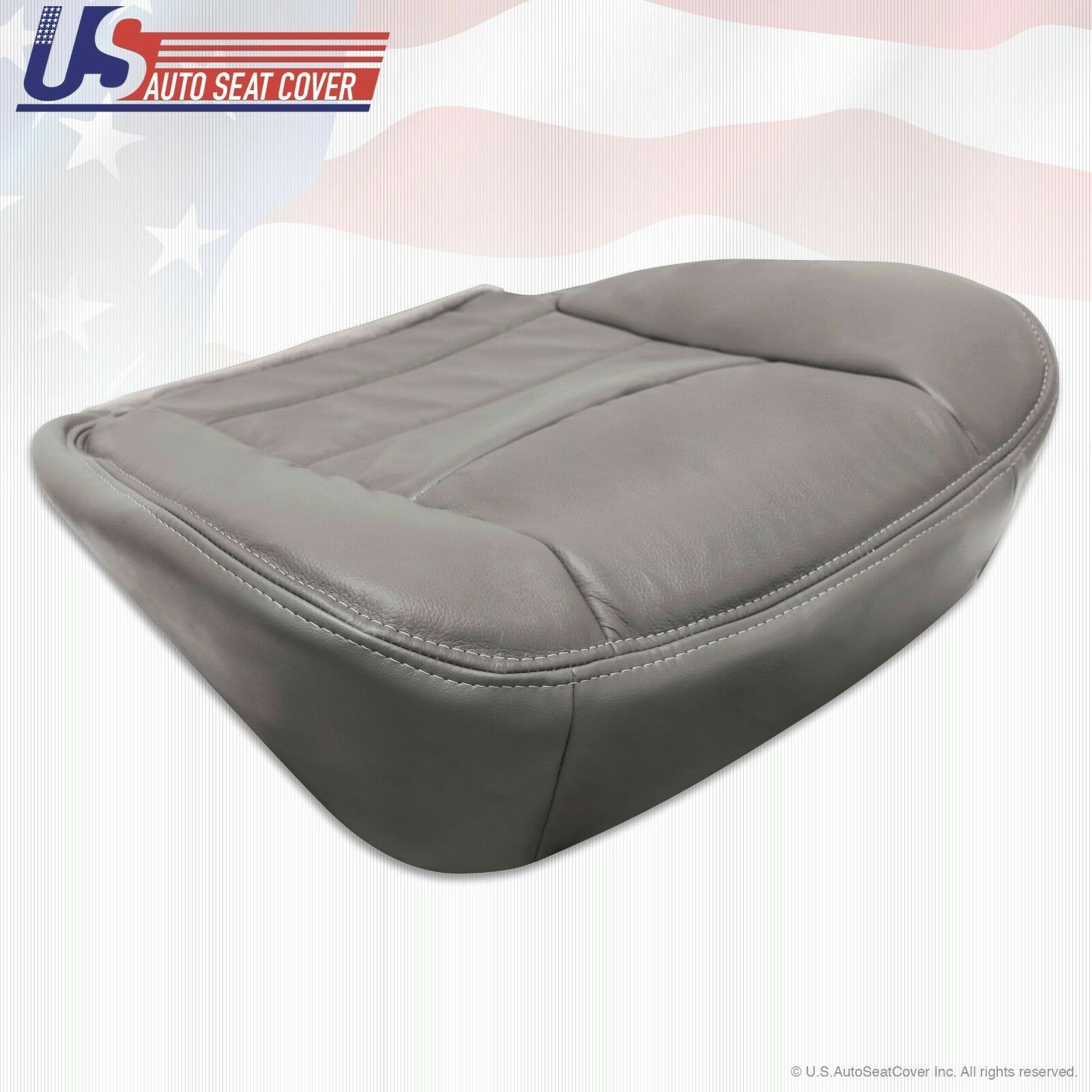 2002-2007 Ford F250 F350 Lariat EXTENDED CAB Driver Bottom Leather Seat Cover