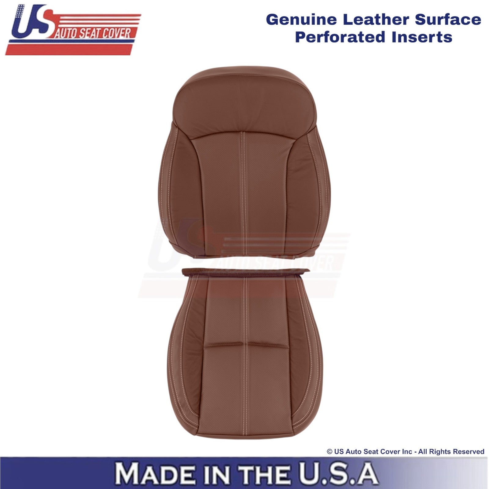 2017-2018 Fits Subaru Forester Touring Genuine Leather Driver Seat Covers Saddle