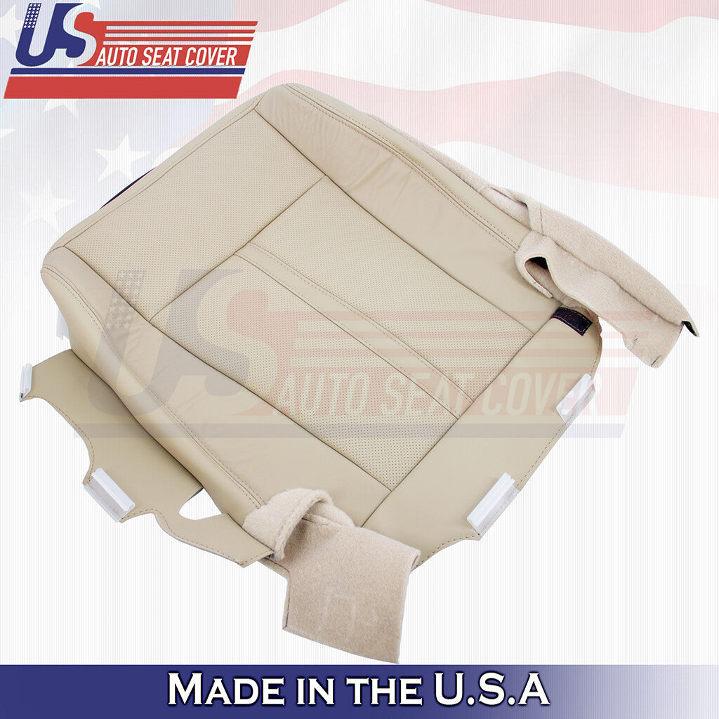 2015-2017 For Lincoln Navigator Leather Front Bottom Replacement Seat Covers Tan