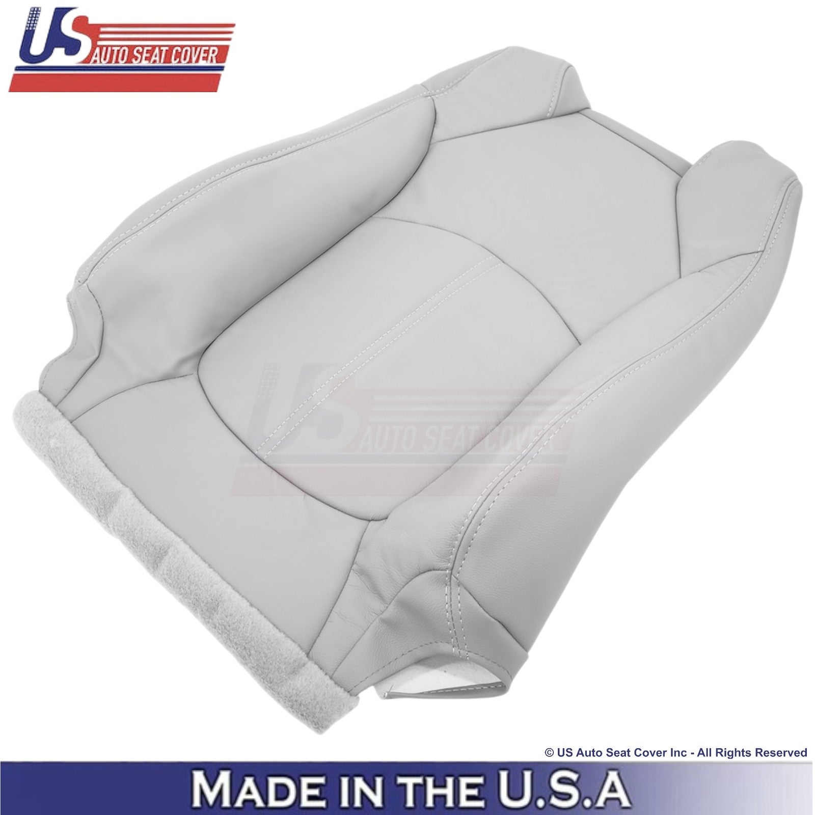 2013-2016 Fits GMC Acadia Genuine Leather Front Top Seat Covers Light Titanium