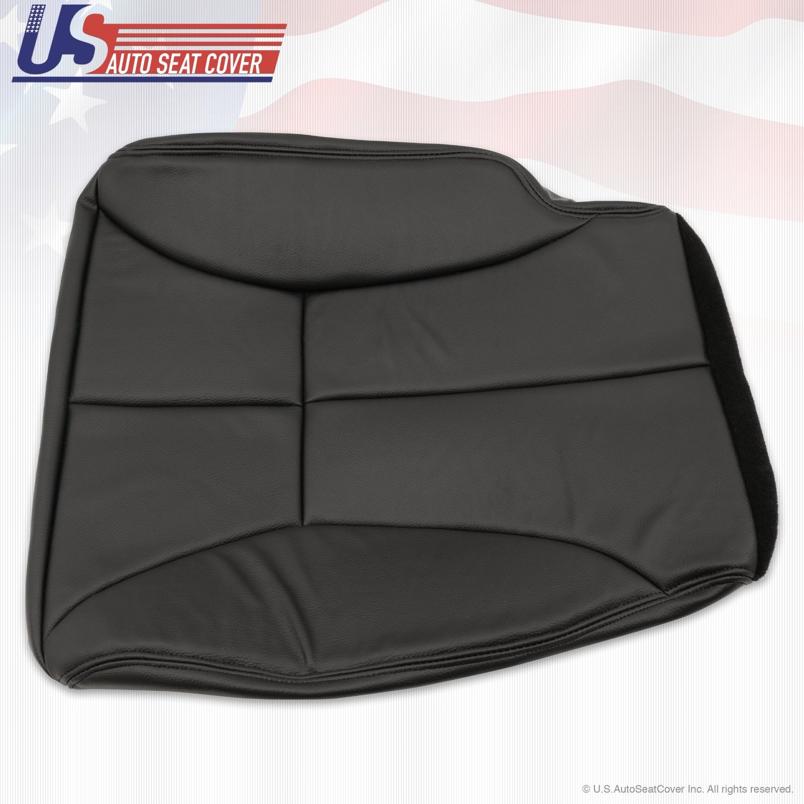 1998 1999 2000 2001 For Dodge Ram 1500 Driver Bottom Vinyl Seat Cover dark gray