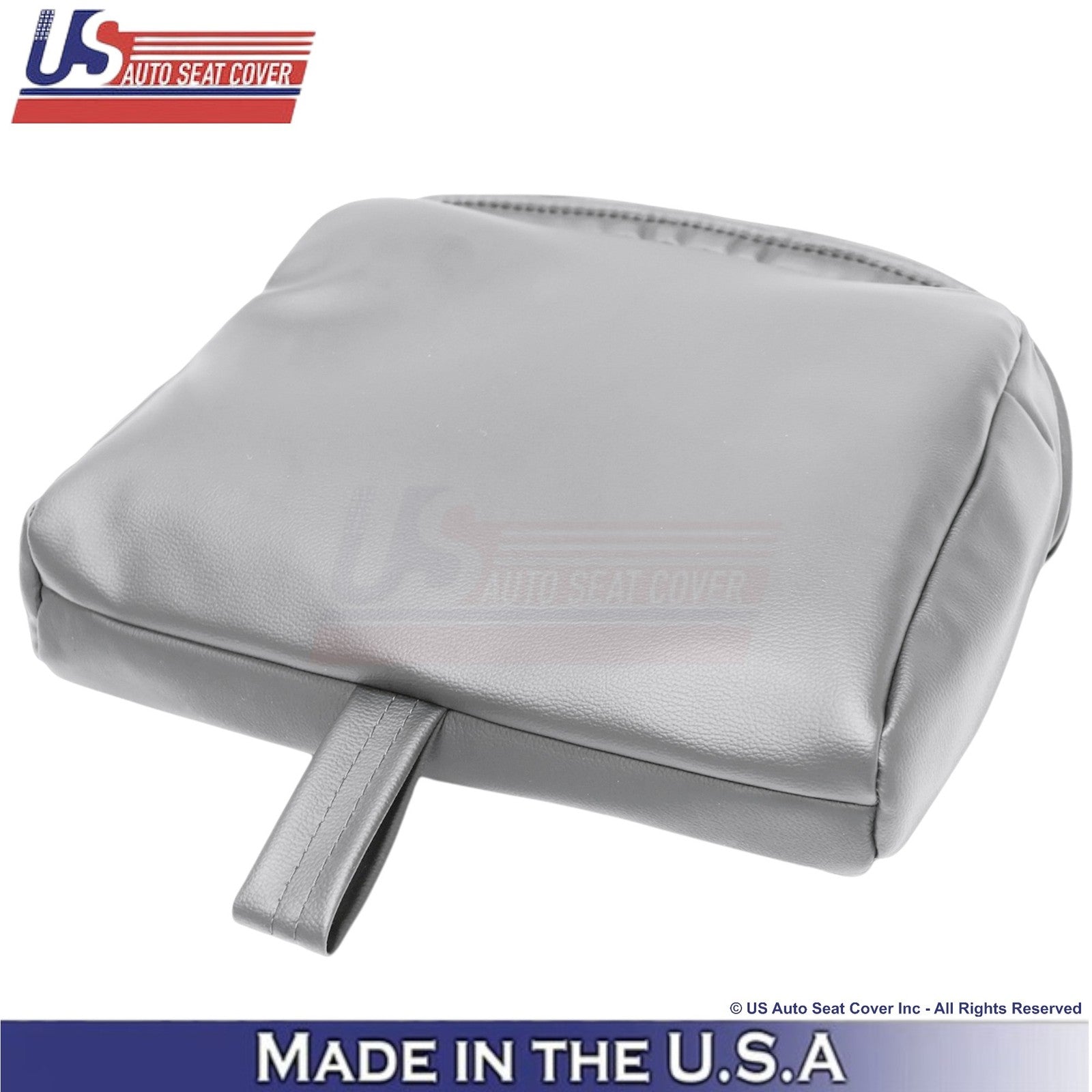 2003-2007 For Ford F250 F350 Lariat Leatherette Perf Rear Bench Seat Covers Gray