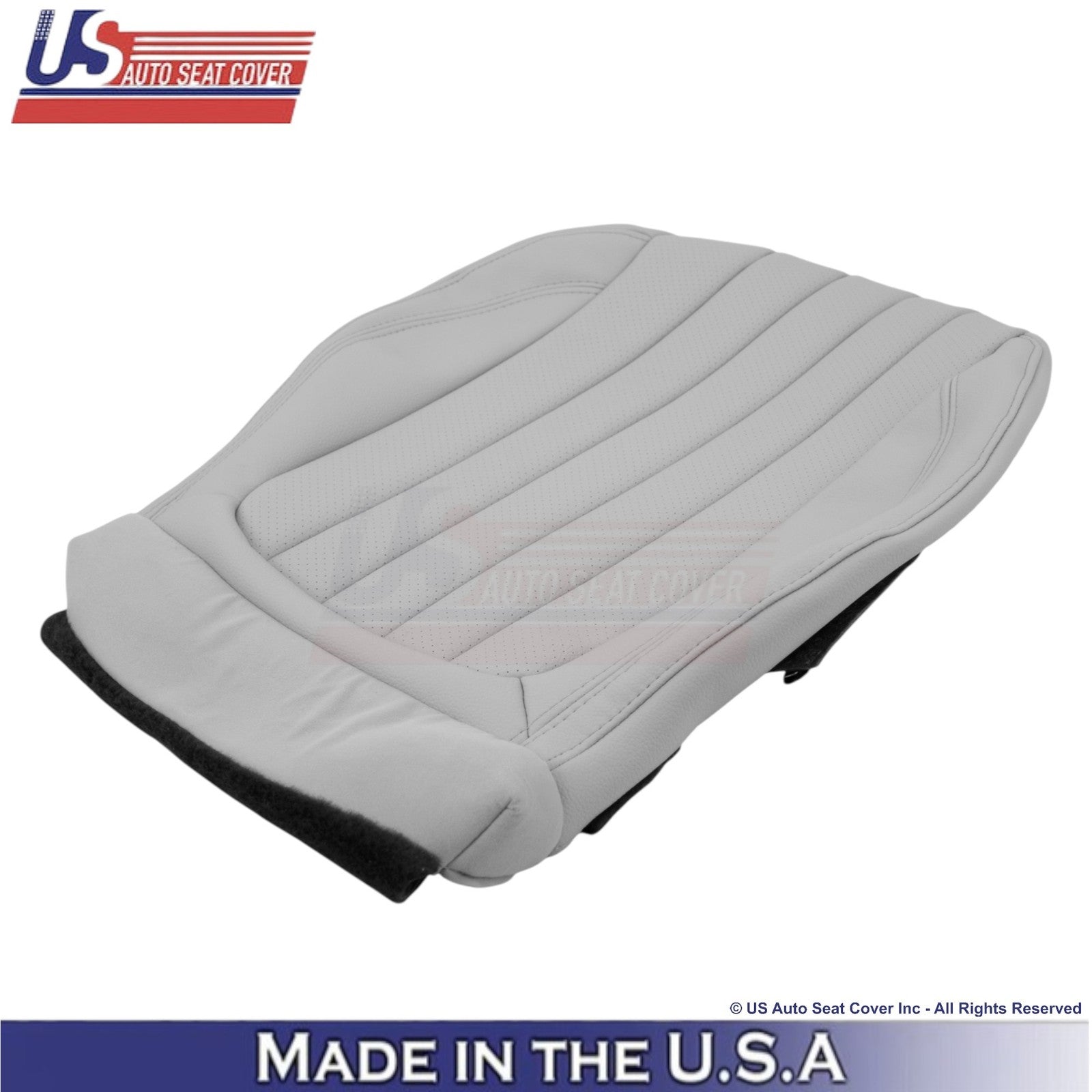 2021-2023 Fits Mercedes Benz E-Class Leatherette Front Bottom Seat Covers Gray