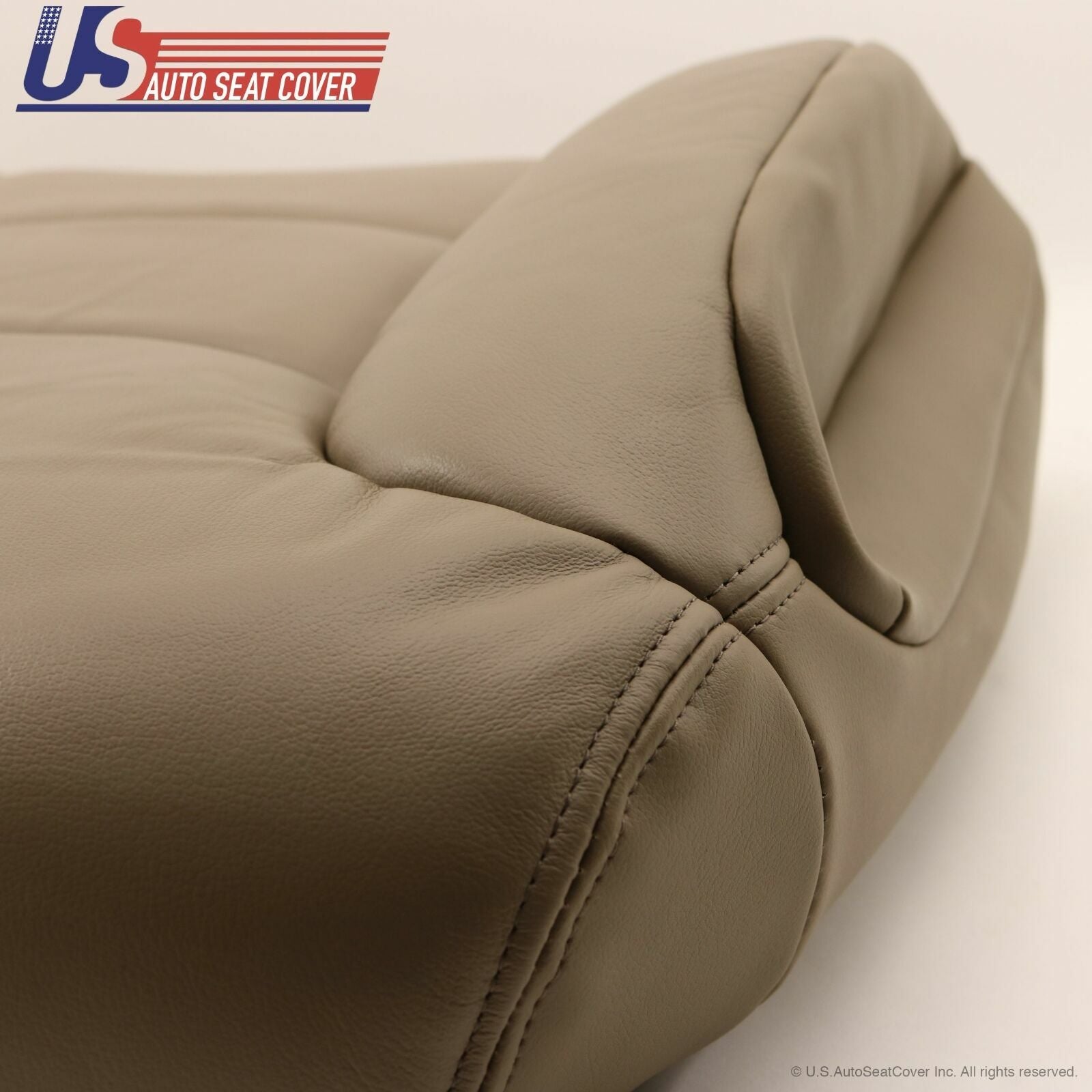 1995 to1999 Chevrolet C/K 1500 Driver Upper top Lean Back Leather Seat Cover Tan