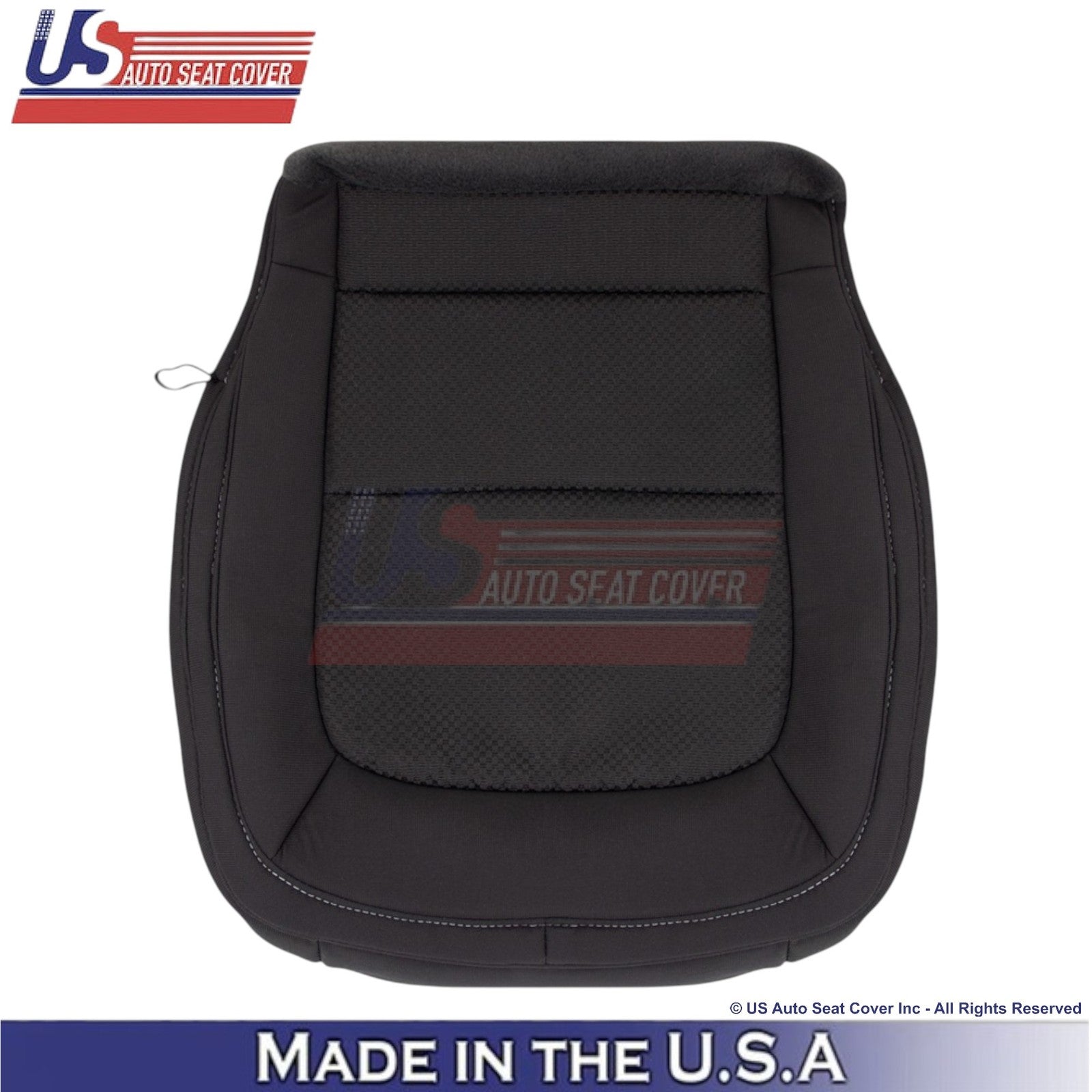 2015-2022 For Chevrolet Colorado Cloth Front Replacement Seat Covers Jet Black
