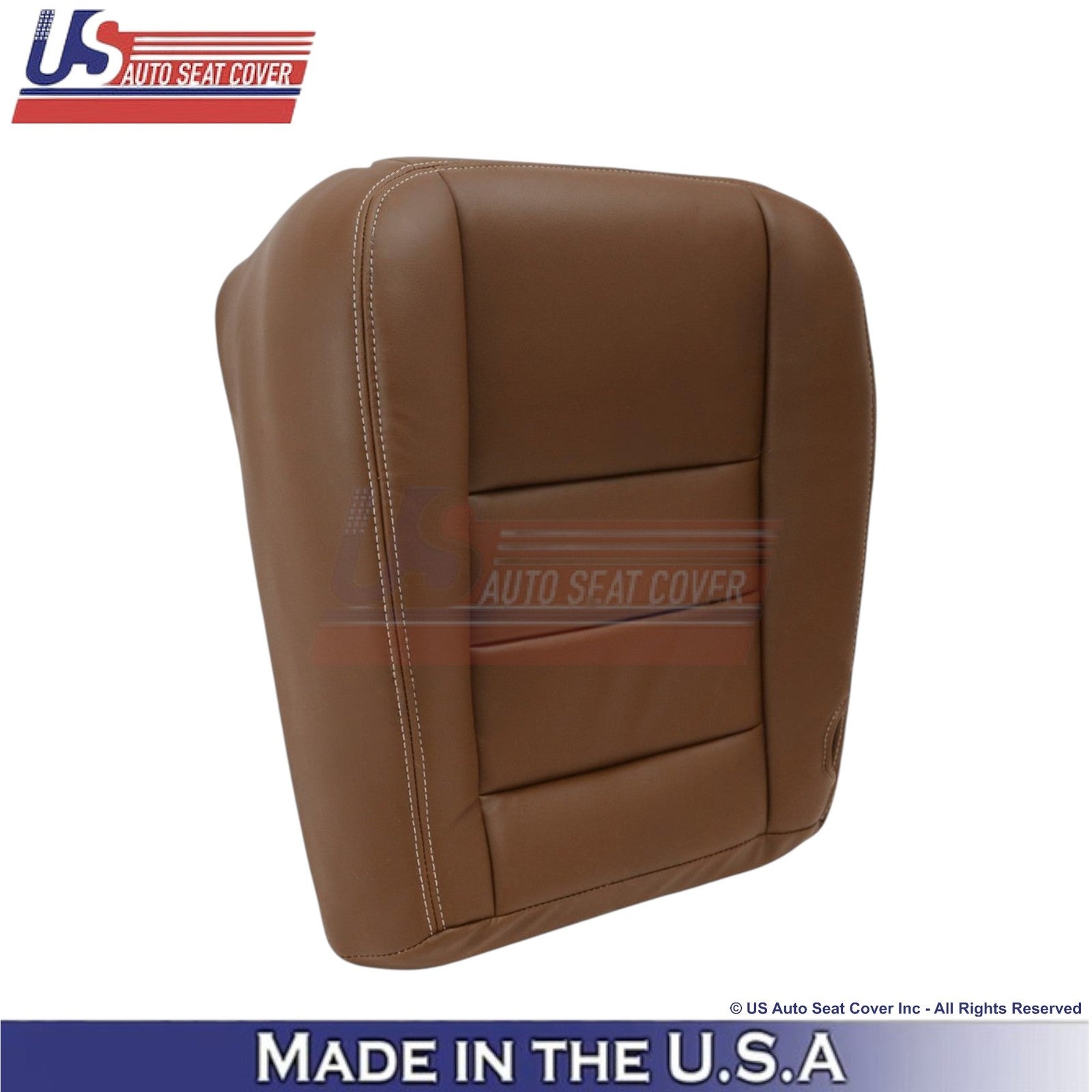 2003-2007 For Ford F250 F350 F450 King Ranch Leatherette Front Seat Covers Brown