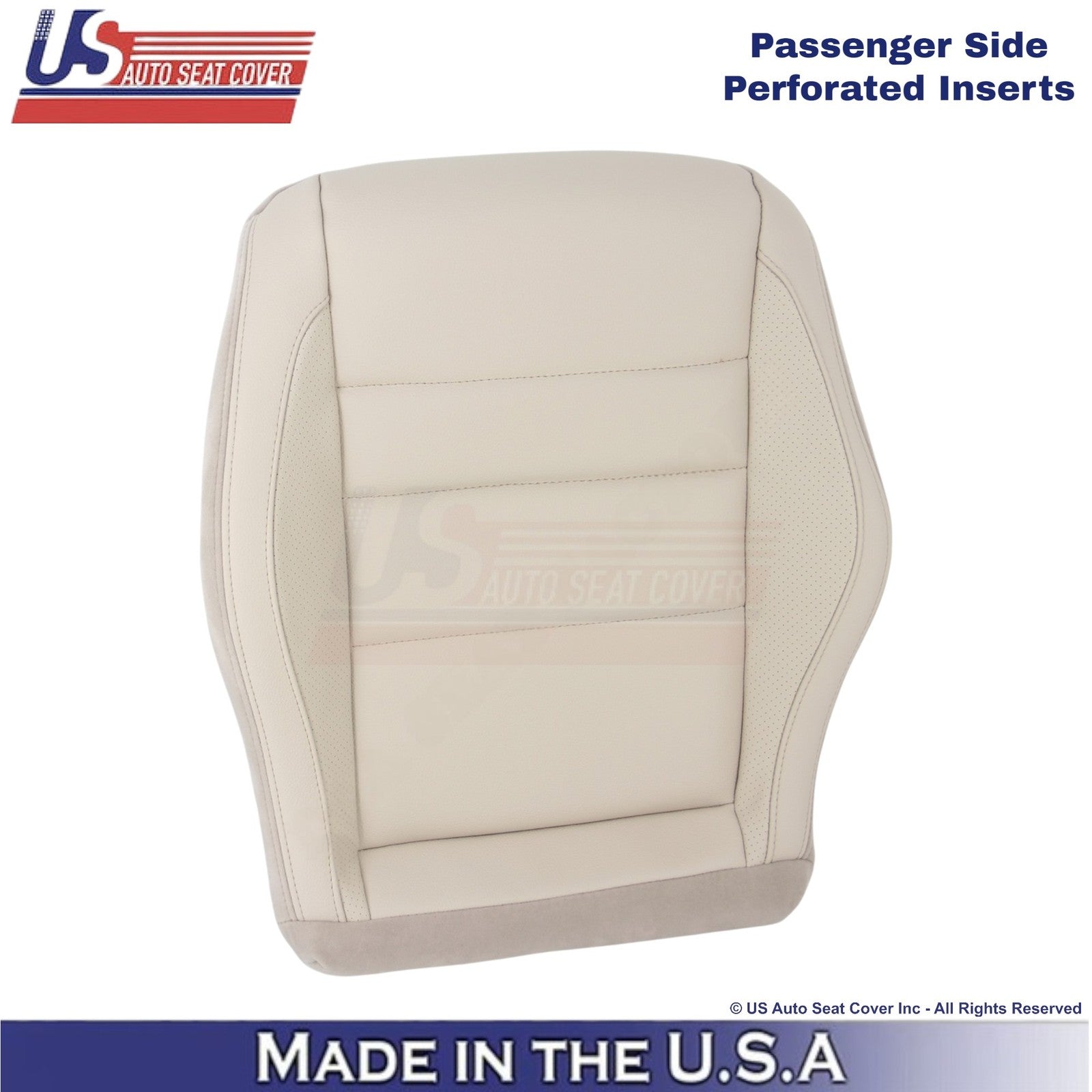 2010-2017 For Mercedes Benz E350 Coupe Leatherette Passenger Bottom Cover Tan