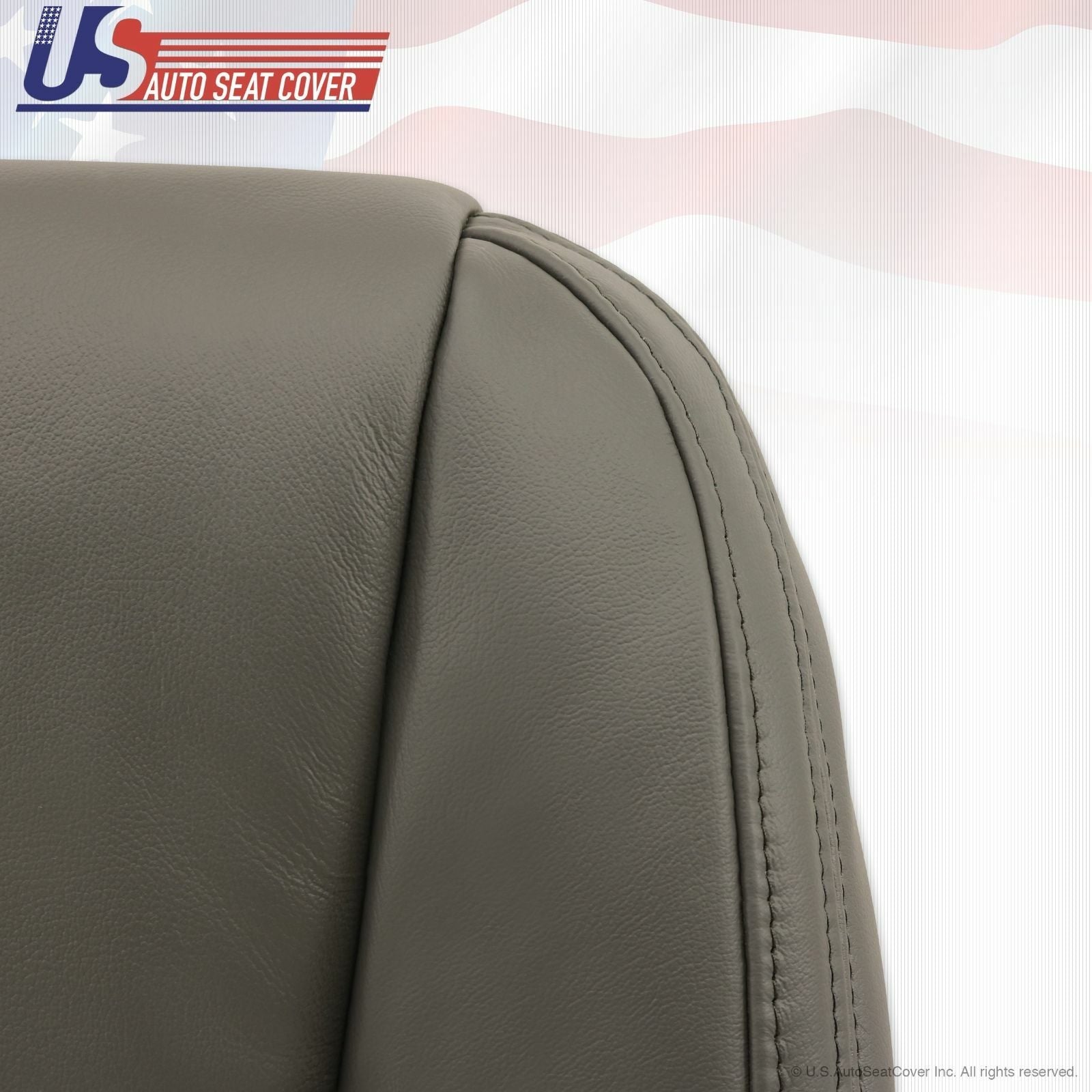Fit 2003 Lexus GX470 Driver Passenger Bottom Replacement Leather Cover Dark Gray