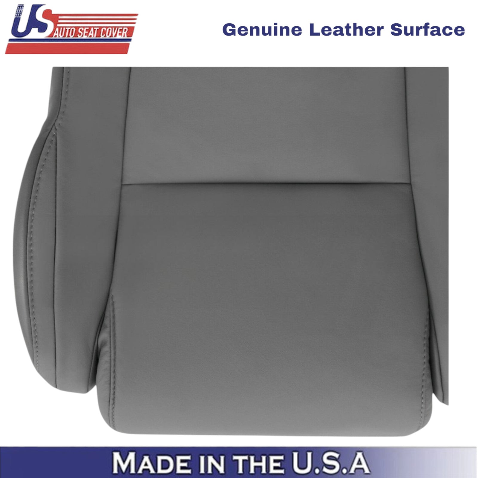2007-2013 For Toyota Tundra Genuine Leather front Seat Covers Graphite Gray