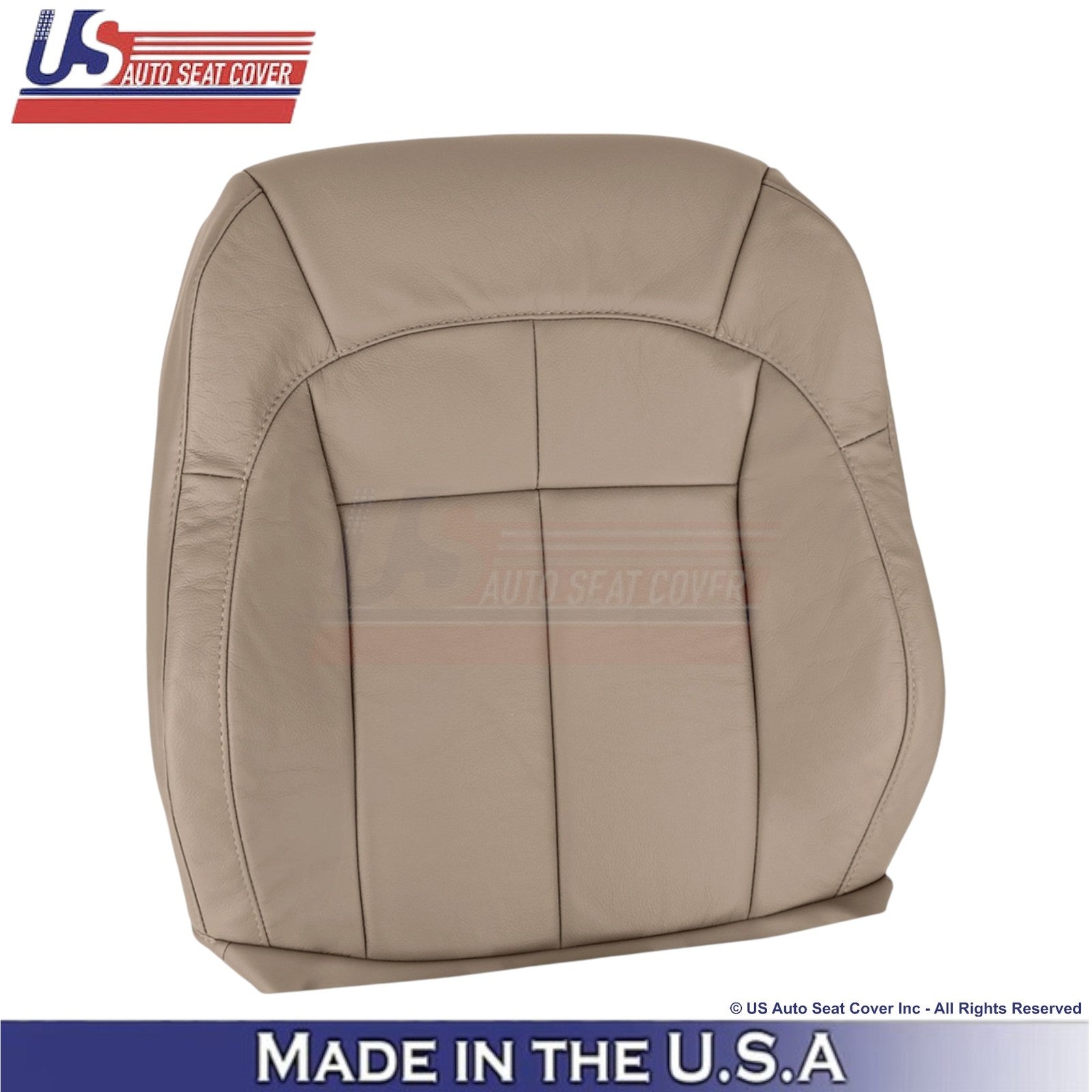 2001-2004 For Jeep Grand Cherokee Genuine Leather Front Covers Sandstone Beige