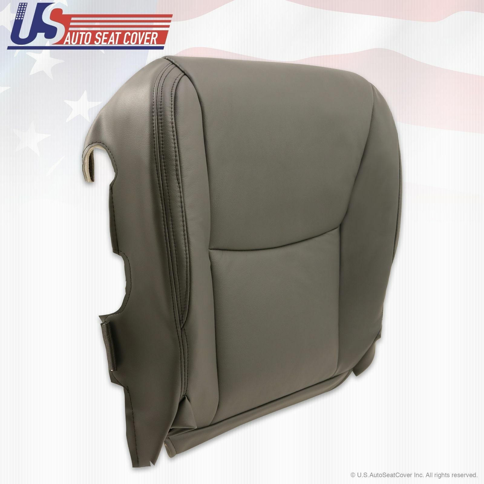 Fit 2003 Lexus GX470 Driver Passenger Bottom Replacement Leather Cover Dark Gray