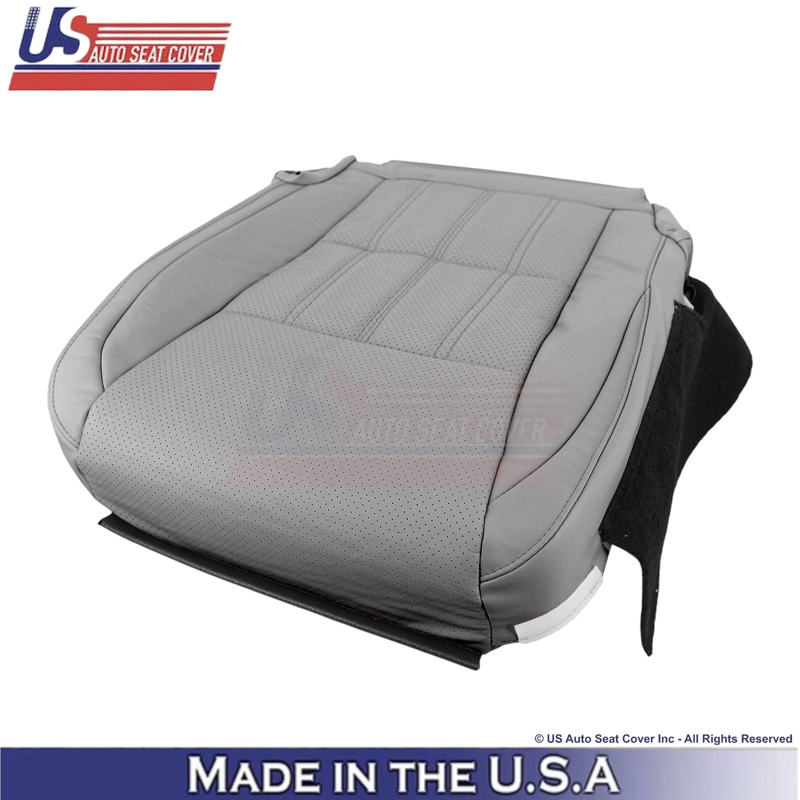 2016-2018 Fits Lexus ES 350 Leather Driver Side Replacement Covers Stratus Gray